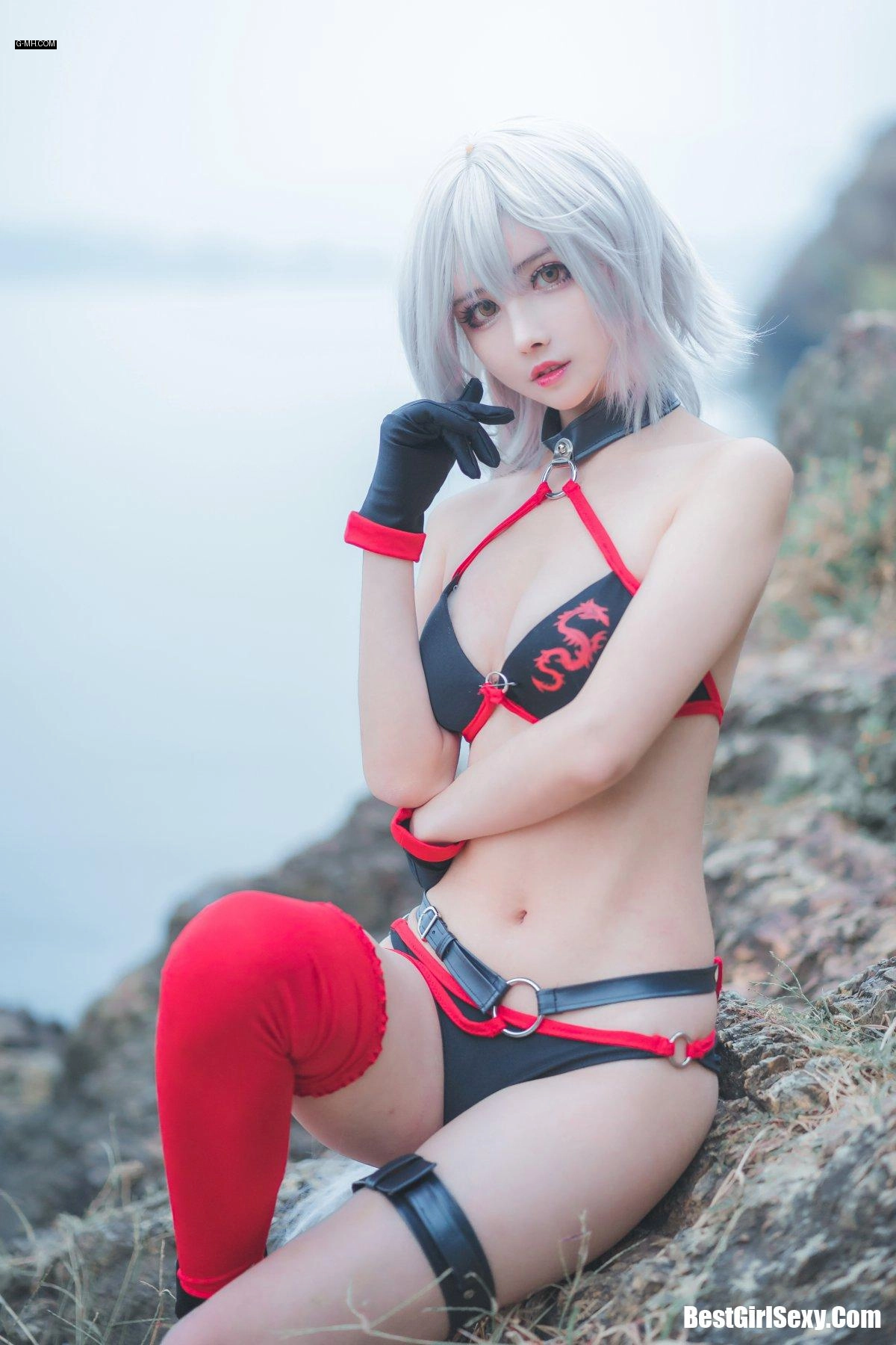 rioko凉凉子 Vol.018 泳装黑贞 - 第 9 张高清写真大赏
