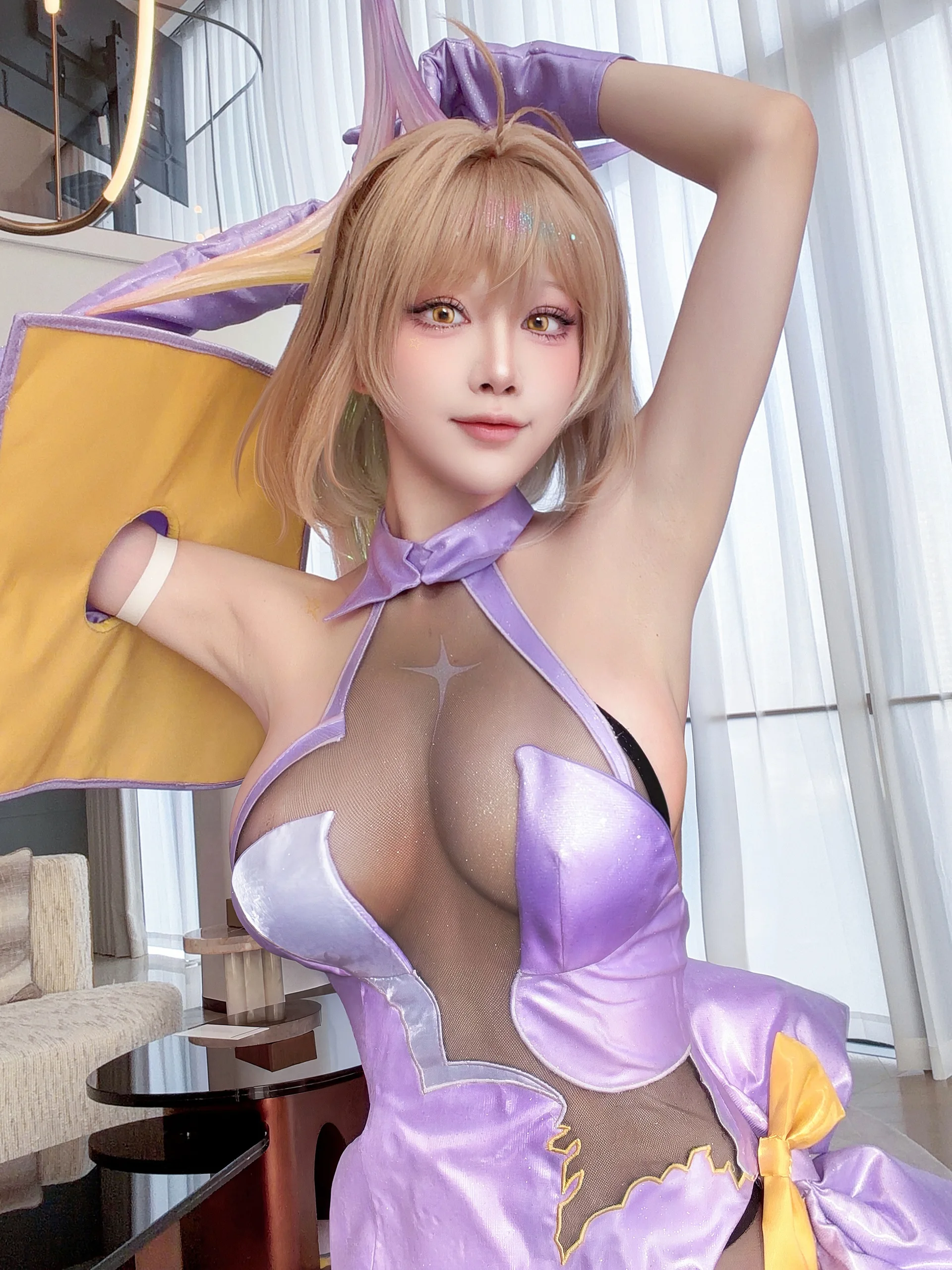水淼Aqua - Nikke胜利女神 阿妮斯·超级巨星·星光 自拍 - 第 2 张高清写真大赏