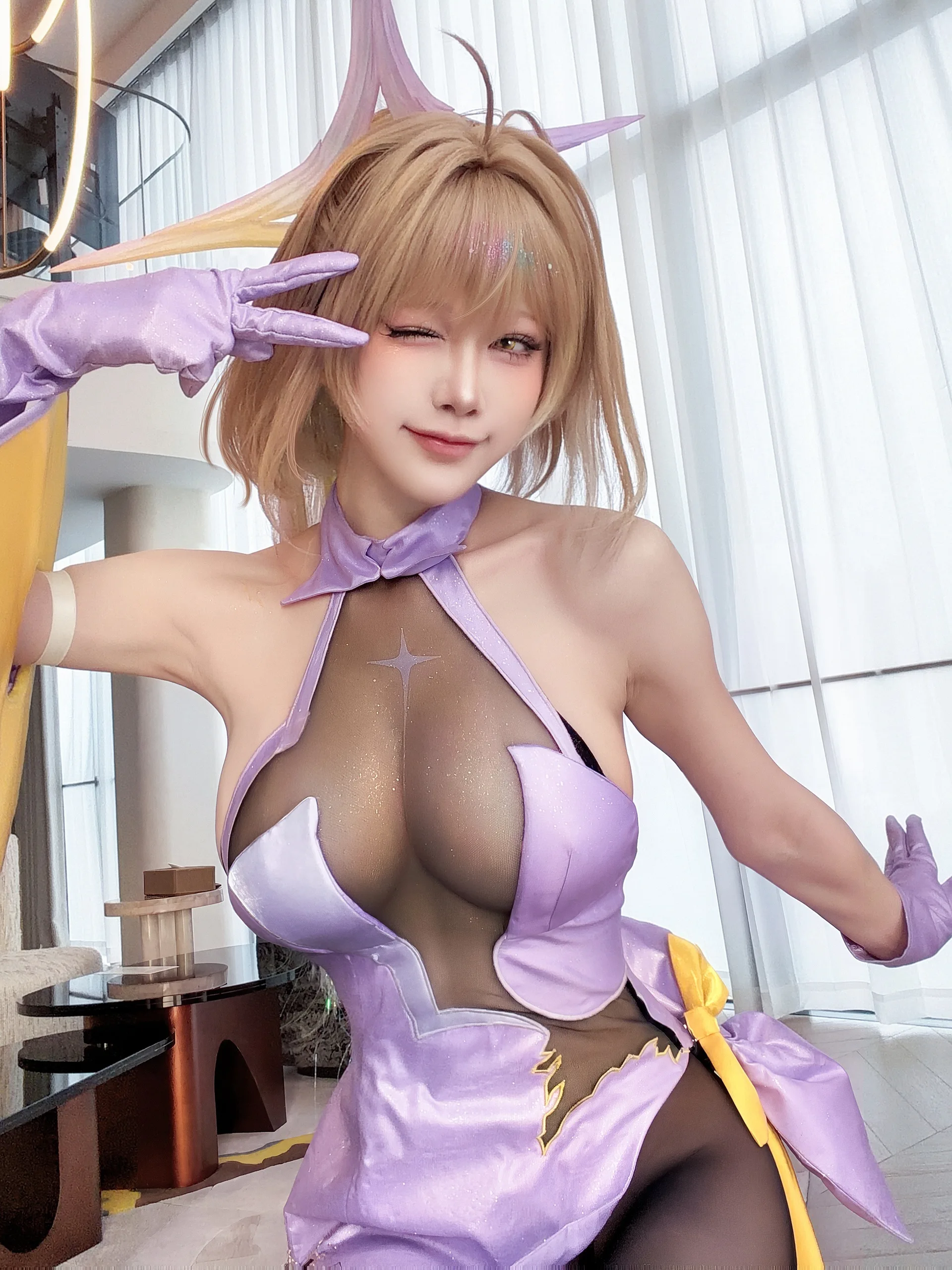 水淼Aqua - Nikke胜利女神 阿妮斯·超级巨星·星光 自拍 - 第 10 张高清写真大赏