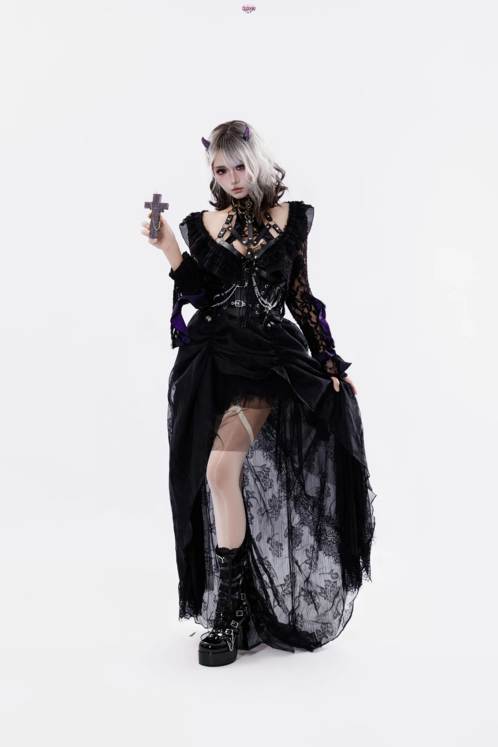 柒柒要乖哦 - 魔女盛宴 - 第 1 张高清写真大赏