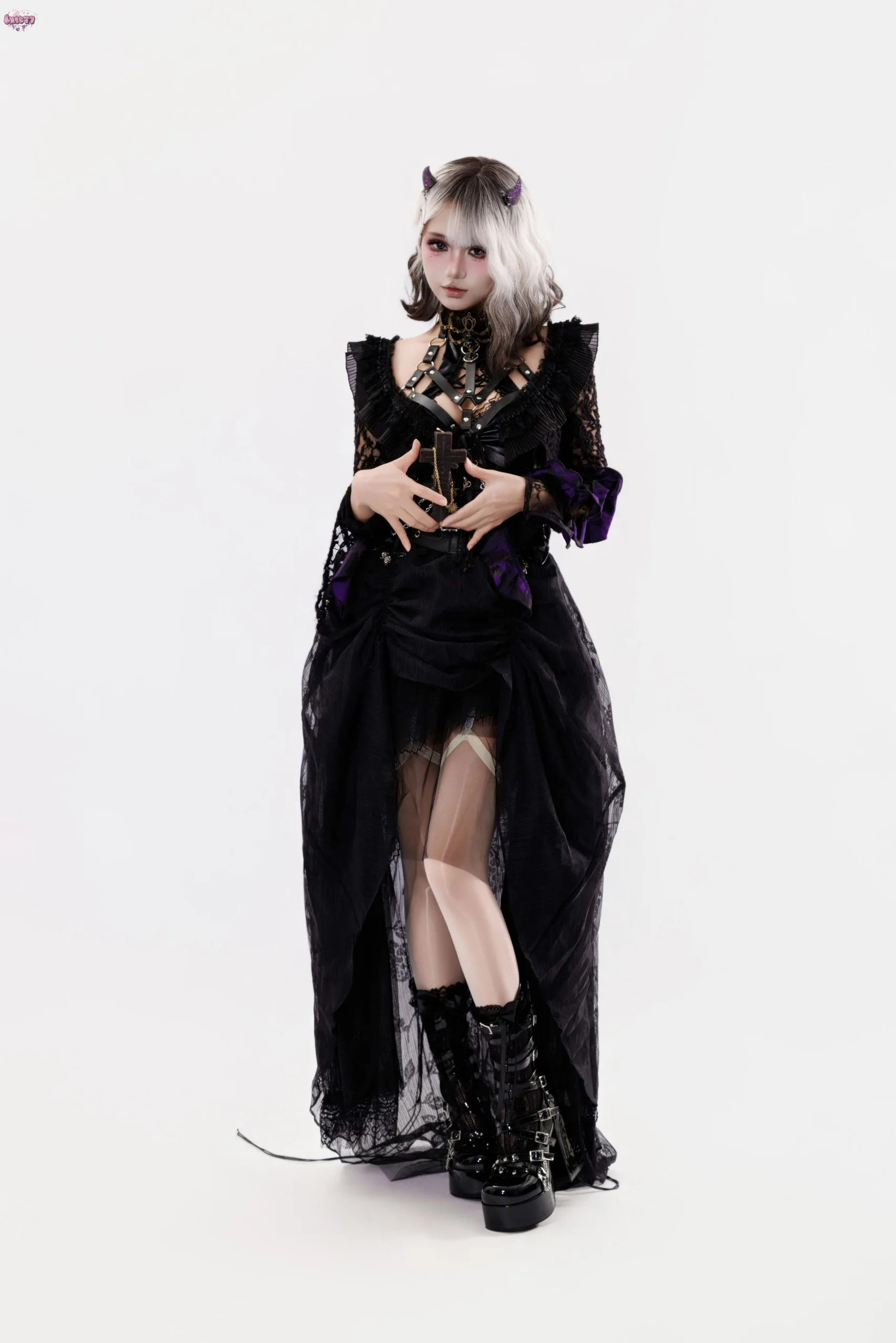 柒柒要乖哦 - 魔女盛宴 - 第 2 张高清写真大赏