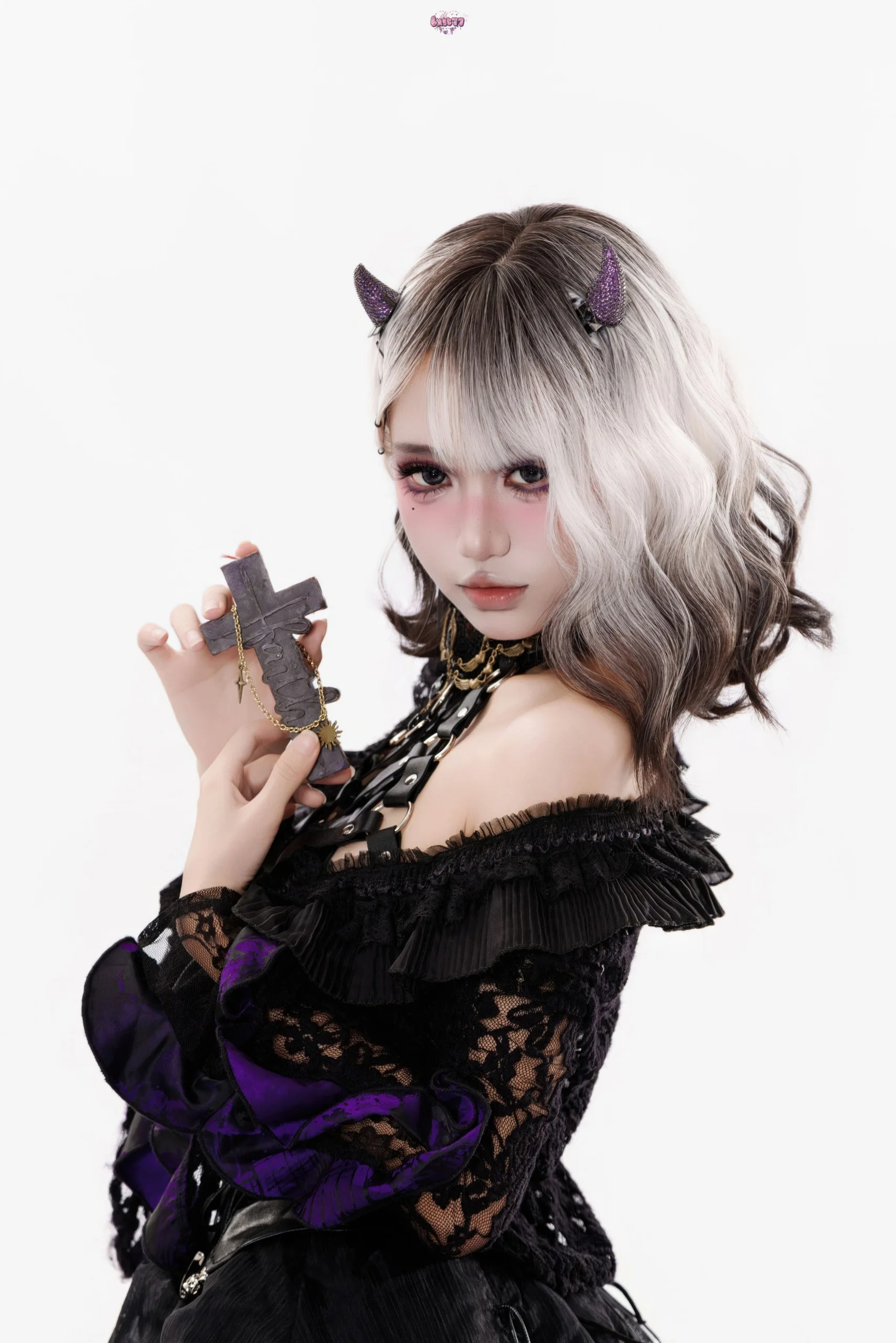 柒柒要乖哦 - 魔女盛宴 - 第 4 张高清写真大赏