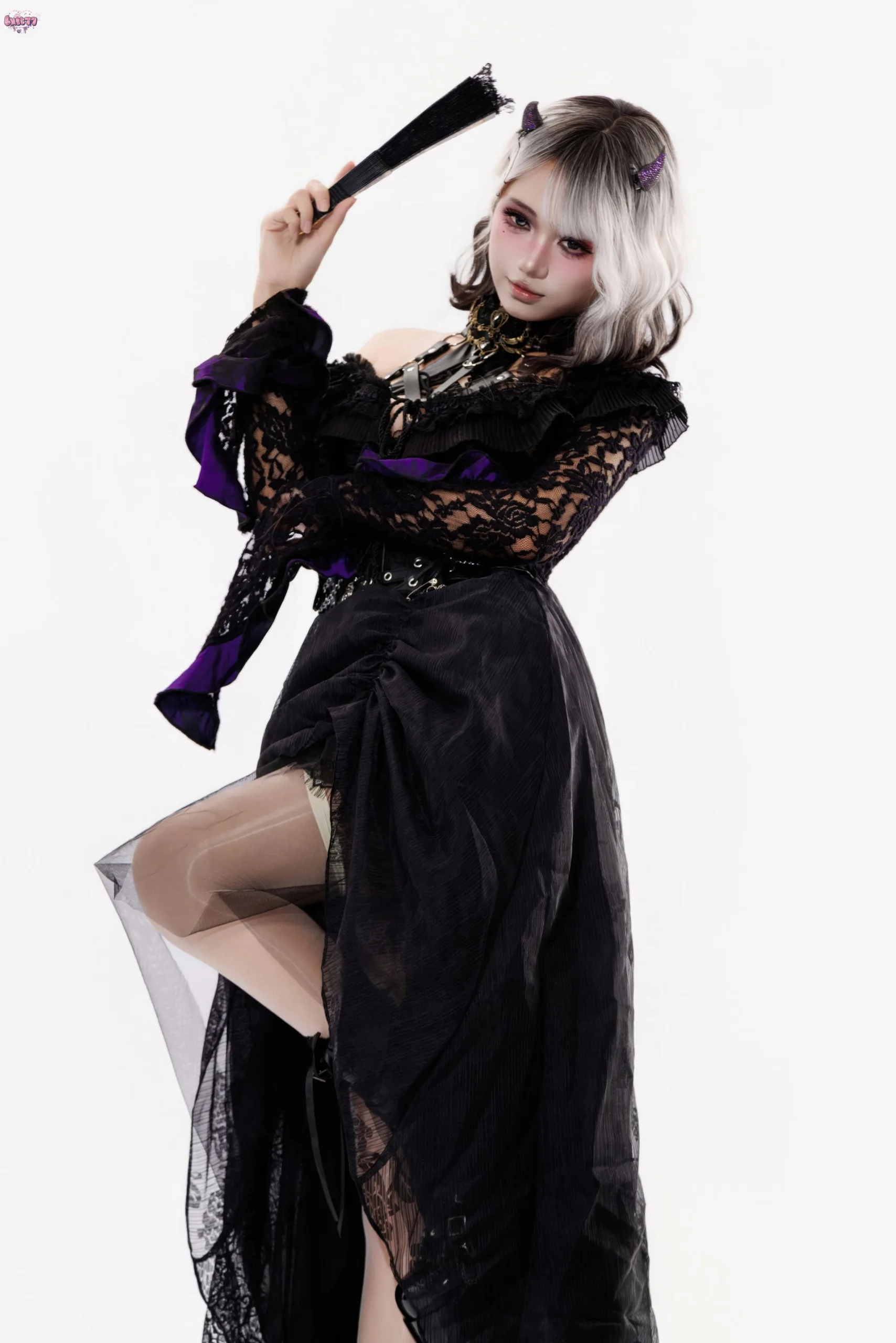 柒柒要乖哦 - 魔女盛宴 - 第 5 张高清写真大赏