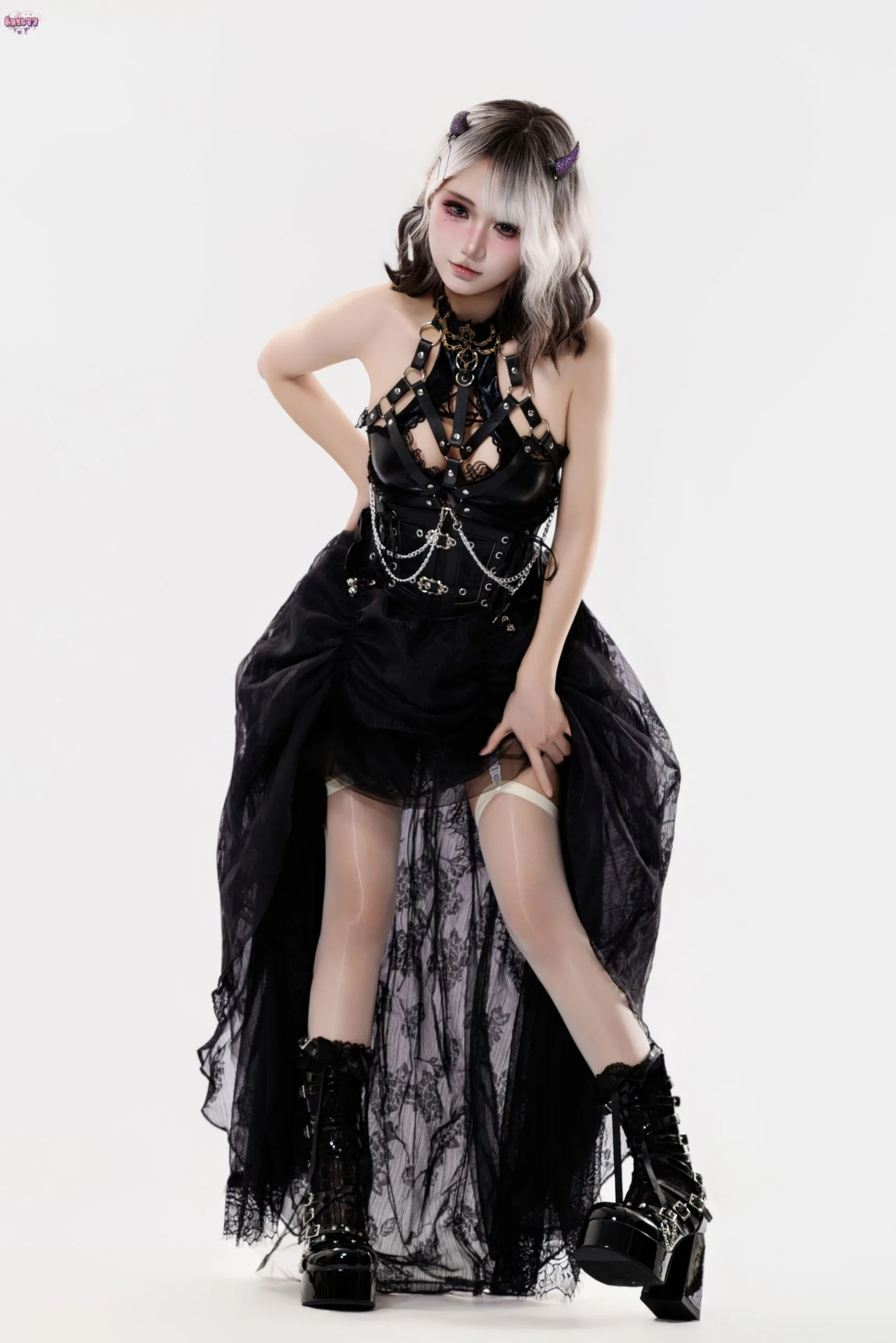 柒柒要乖哦 - 魔女盛宴 - 第 10 张高清写真大赏