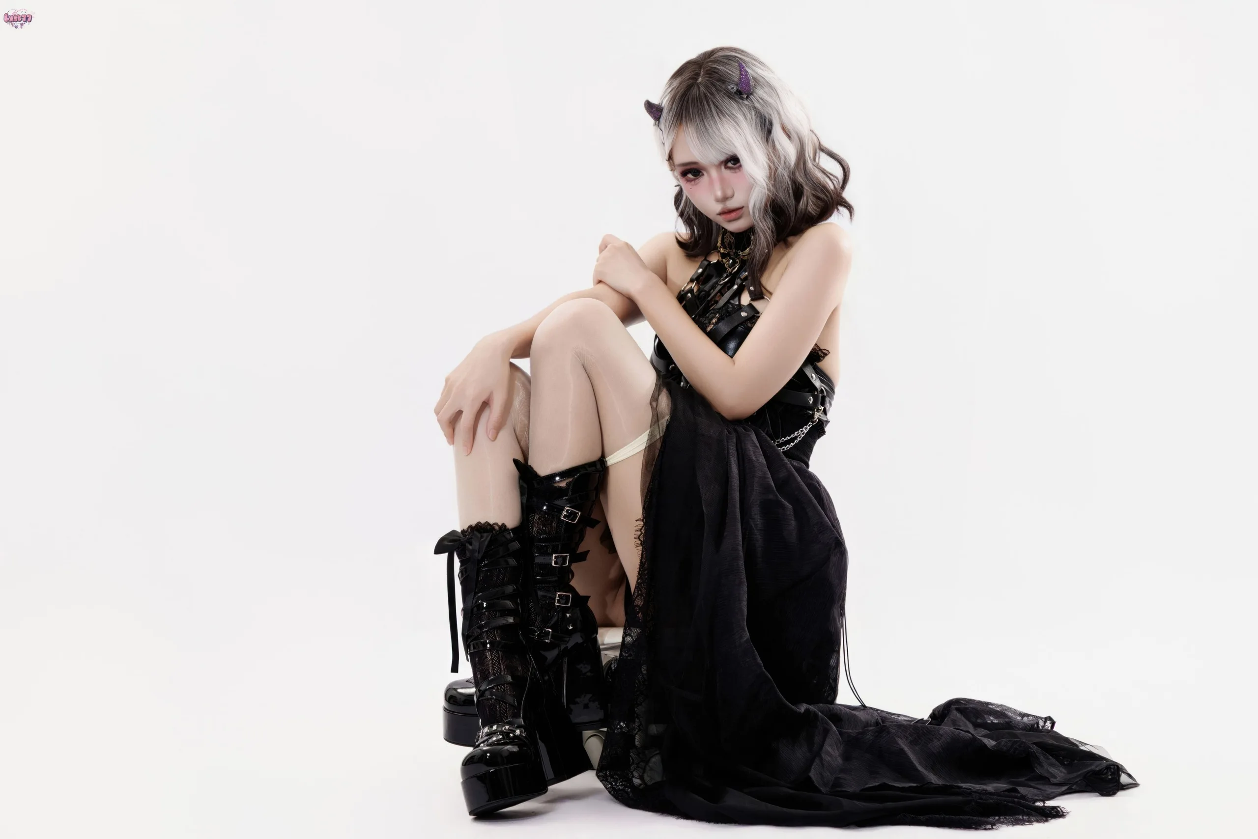 柒柒要乖哦 - 魔女盛宴 - 第 12 张高清写真大赏