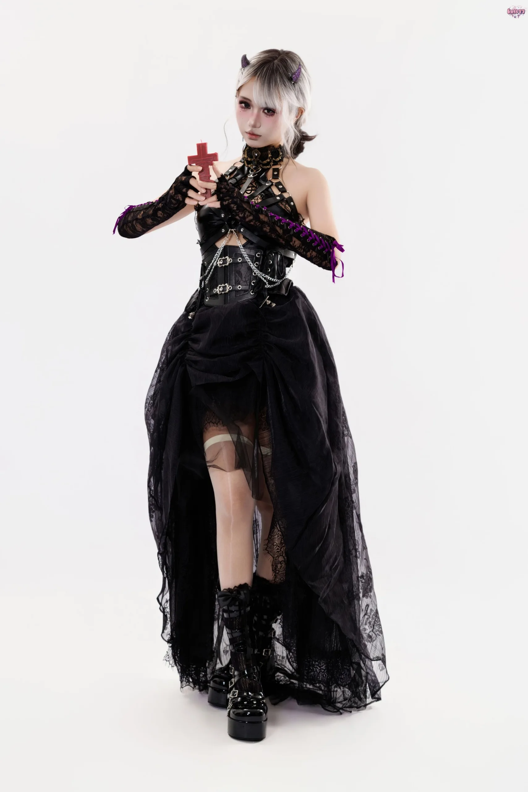 柒柒要乖哦 - 魔女盛宴 - 第 17 张高清写真大赏