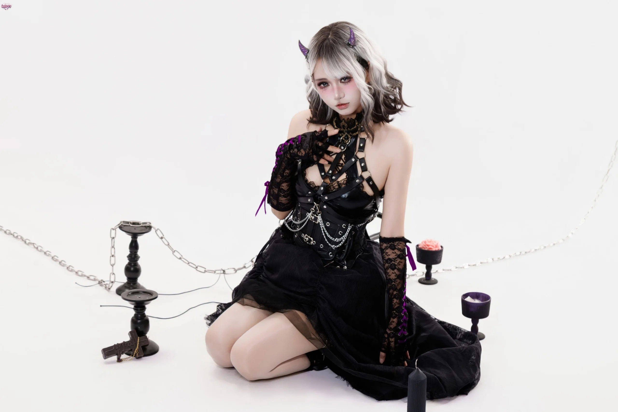 柒柒要乖哦 - 魔女盛宴 - 第 32 张高清写真大赏