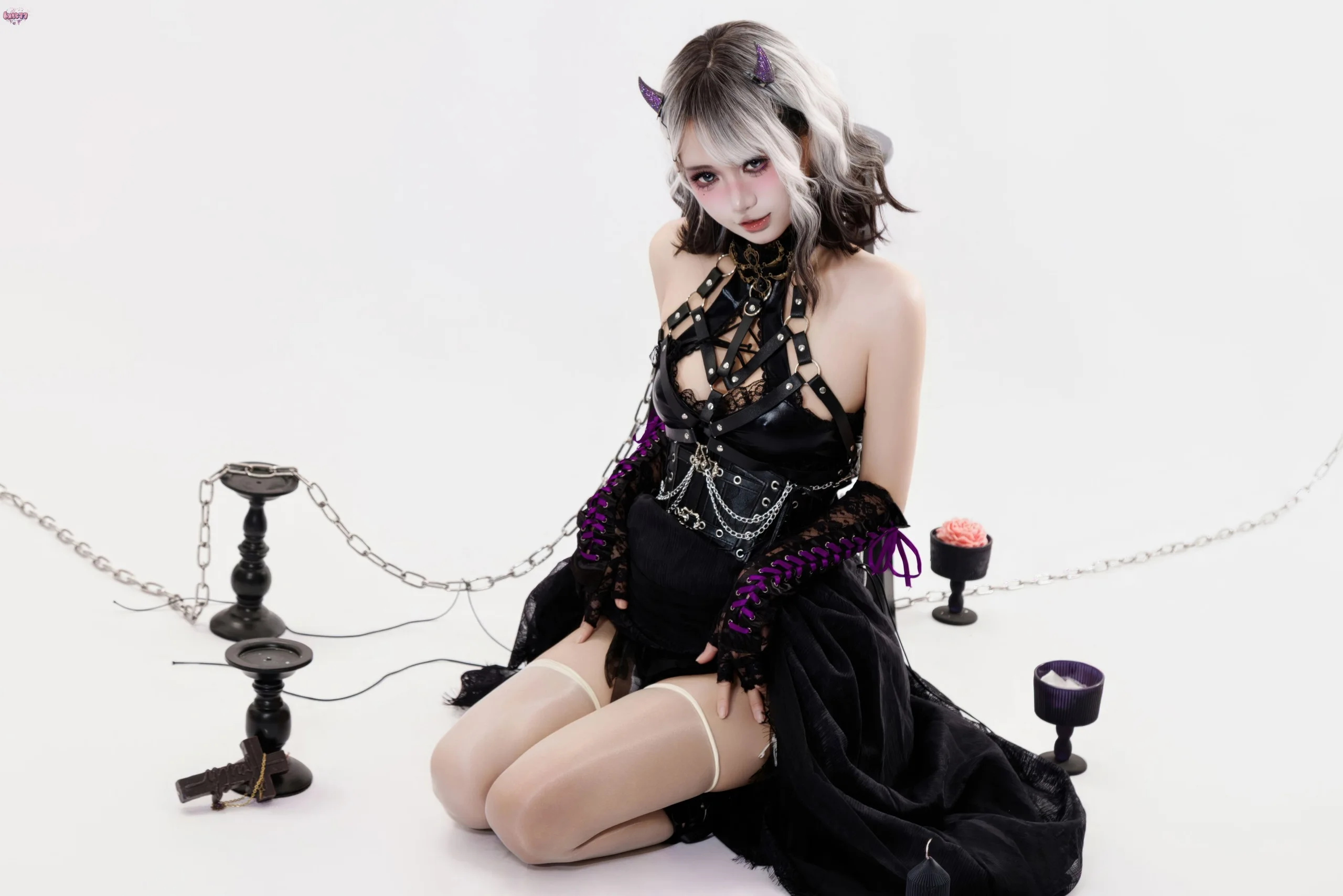 柒柒要乖哦 - 魔女盛宴 - 第 33 张高清写真大赏
