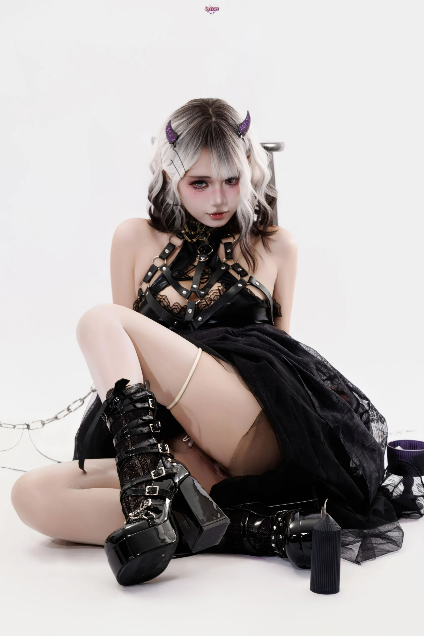 柒柒要乖哦 - 魔女盛宴 - 第 38 张高清写真大赏