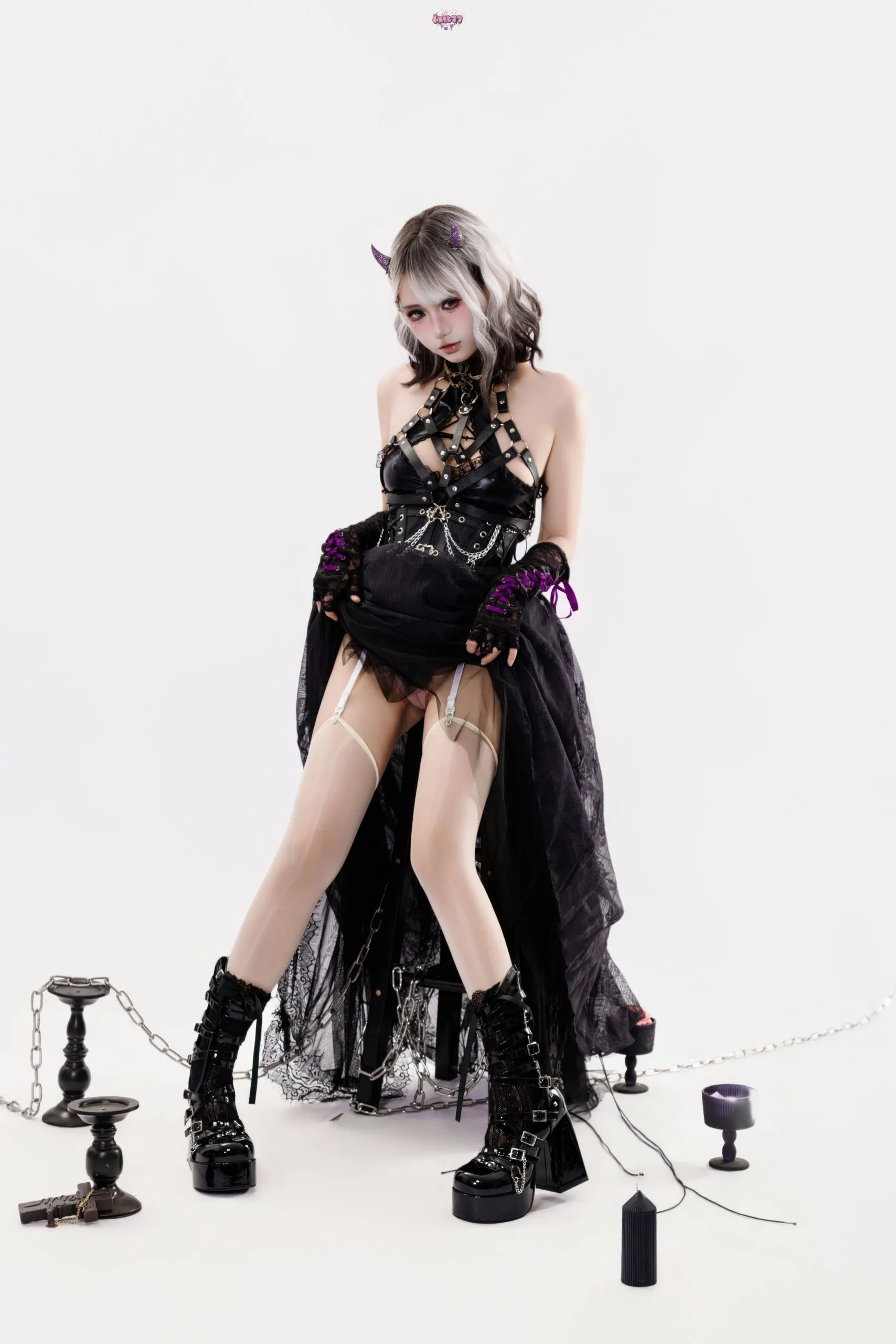 柒柒要乖哦 - 魔女盛宴 - 第 46 张高清写真大赏