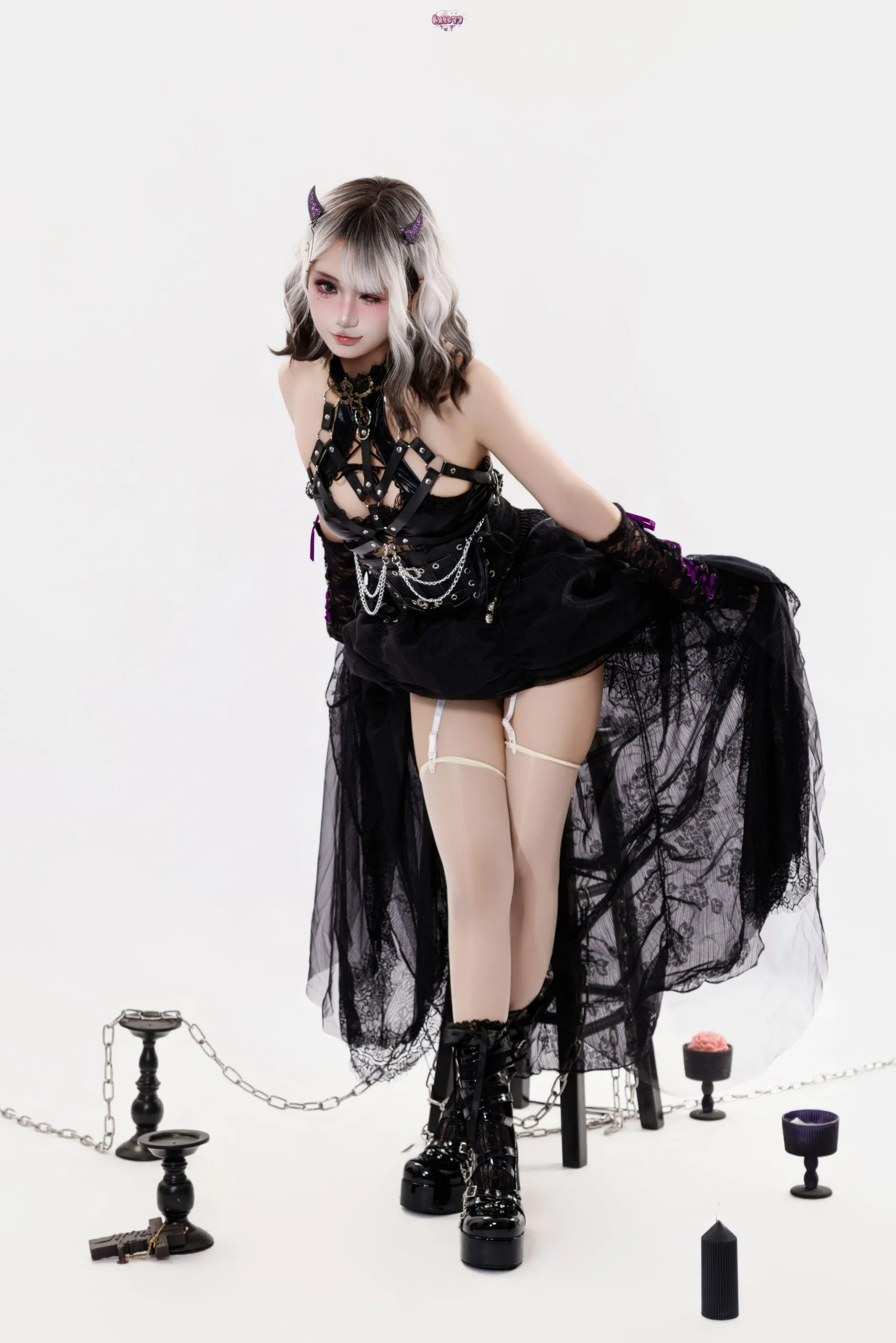 柒柒要乖哦 - 魔女盛宴 - 第 54 张高清写真大赏
