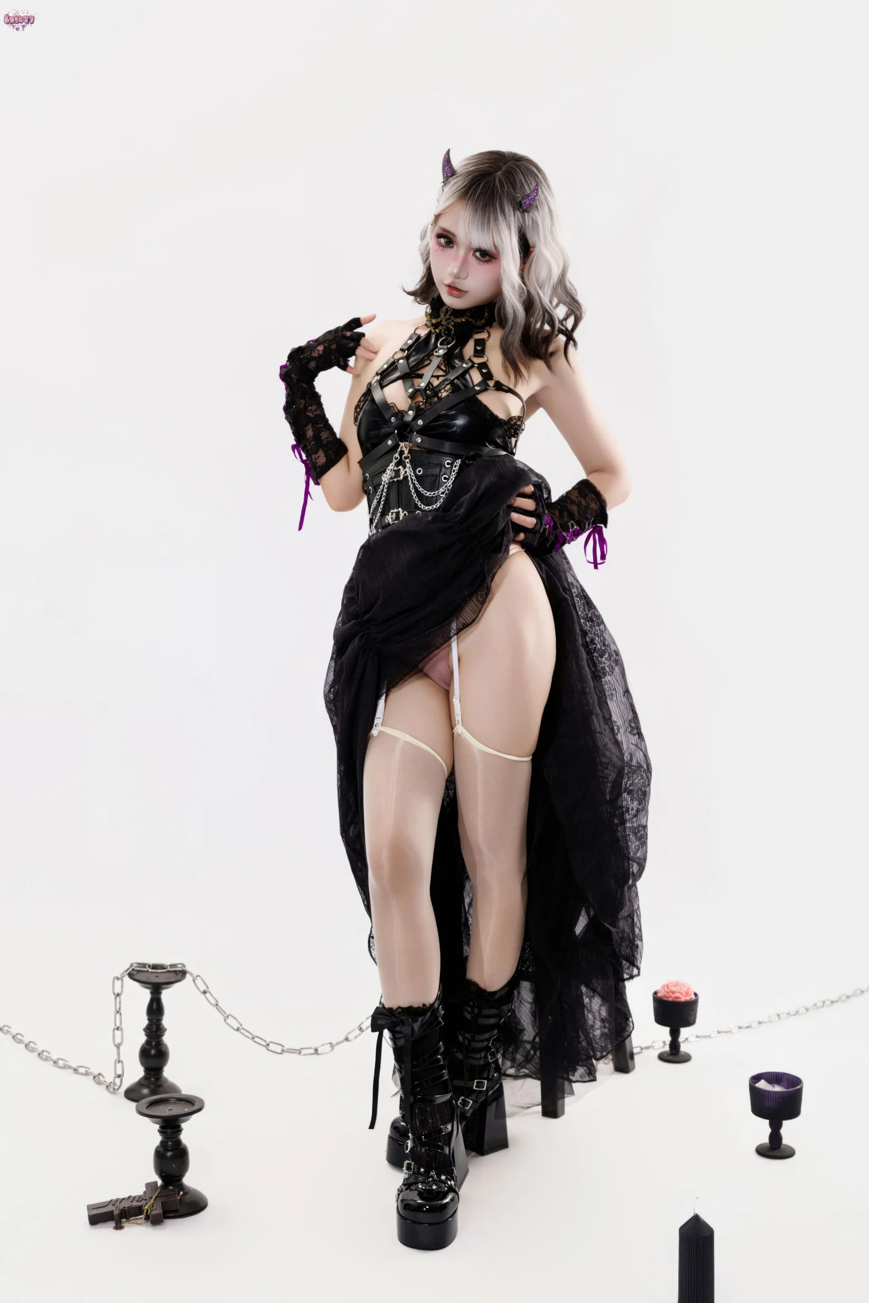 柒柒要乖哦 - 魔女盛宴 - 第 55 张高清写真大赏
