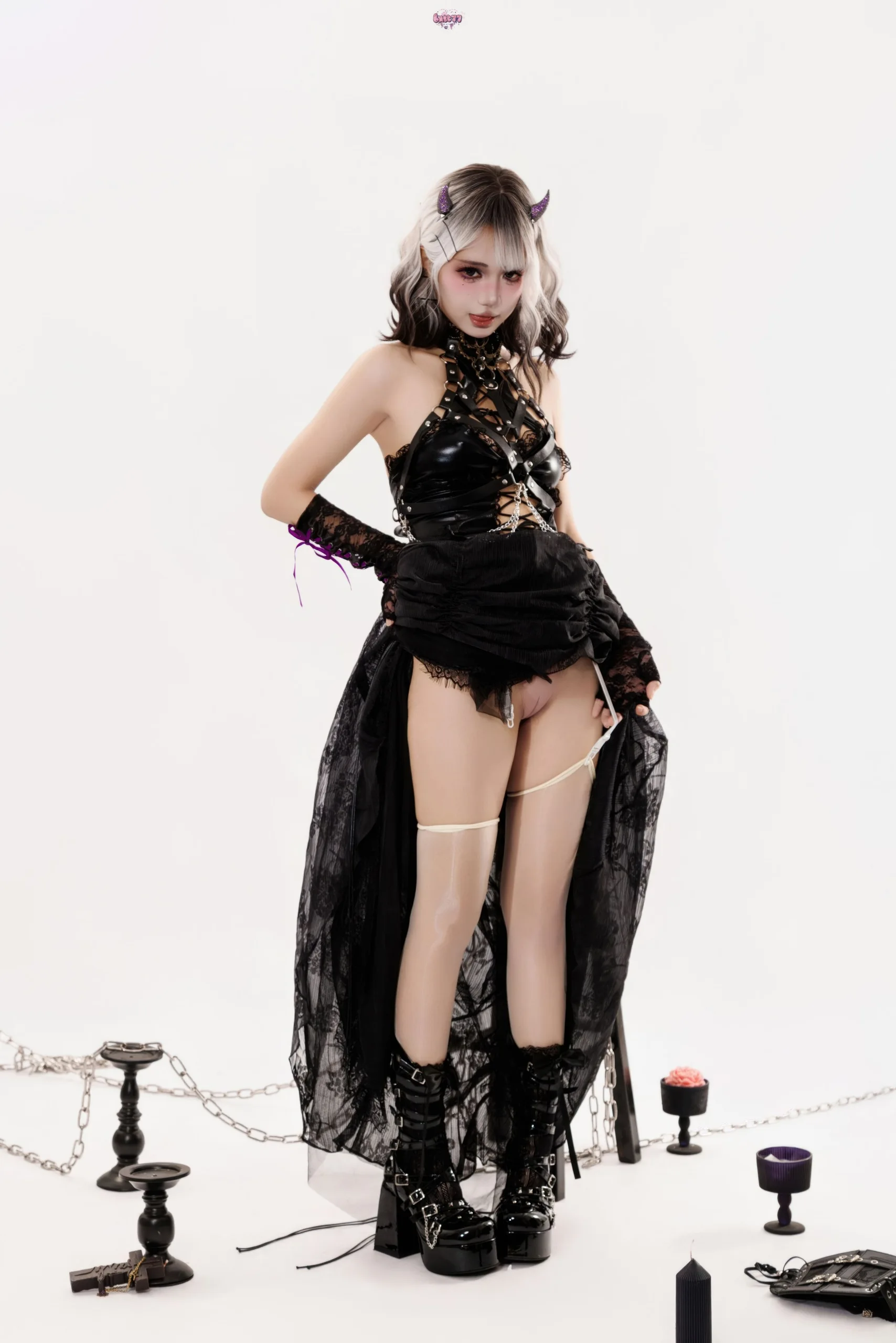 柒柒要乖哦 - 魔女盛宴 - 第 60 张高清写真大赏