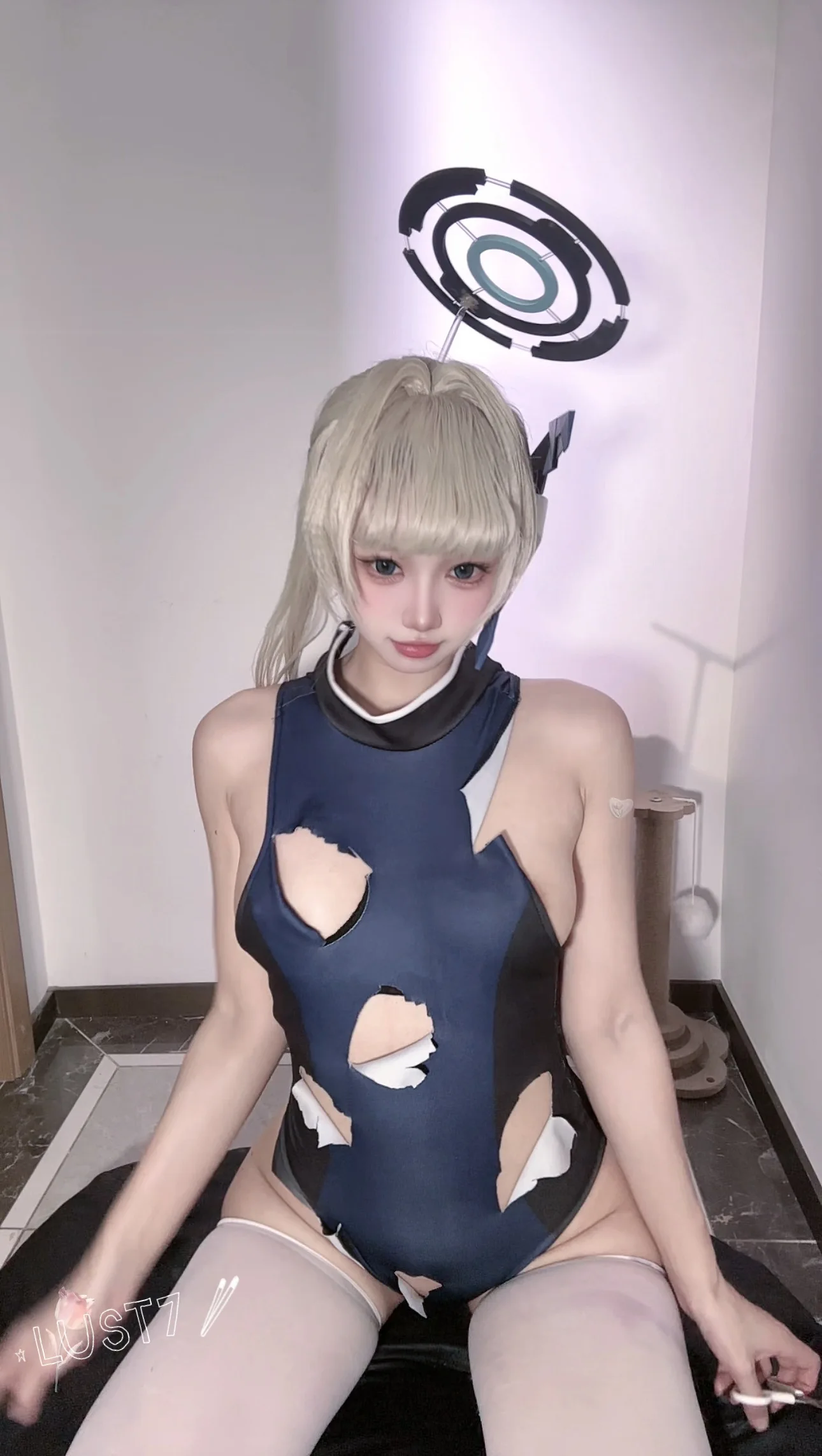 柒柒要乖哦 - 小时竞泳自拍 - 第 1 张高清写真大赏