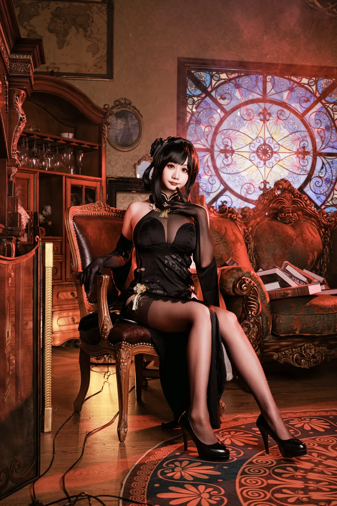 阿雪雪_yuki - 碧蓝航线 镇海 旗袍 86P - 第 3 张写真