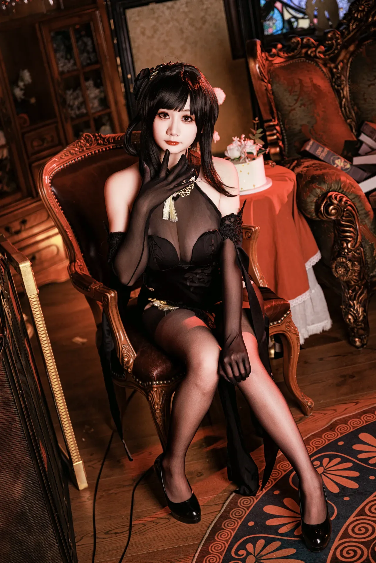 阿雪雪_yuki - 碧蓝航线 镇海 旗袍 86P - 第 7 张写真