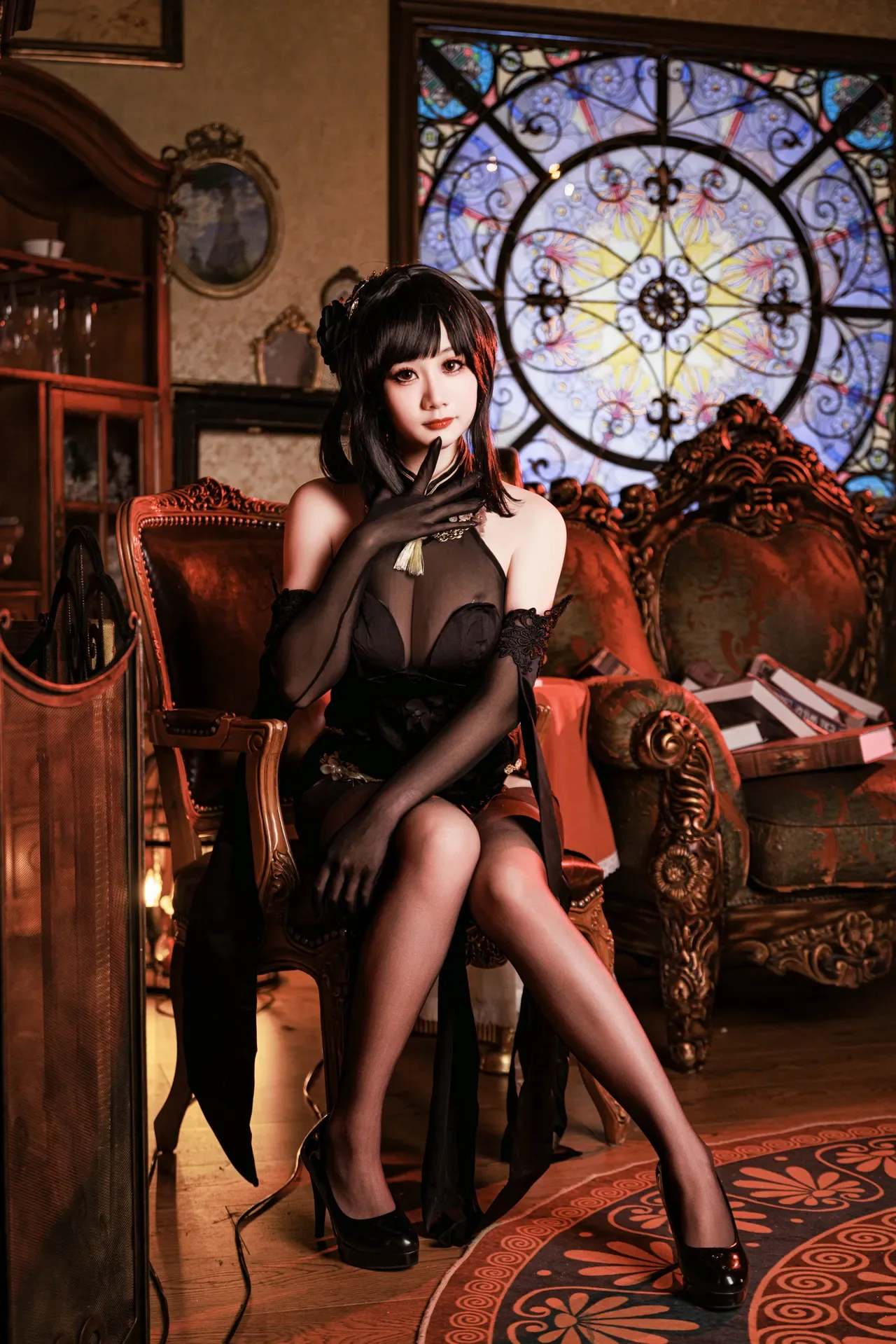 阿雪雪_yuki - 碧蓝航线 镇海 旗袍 86P - 第 8 张写真