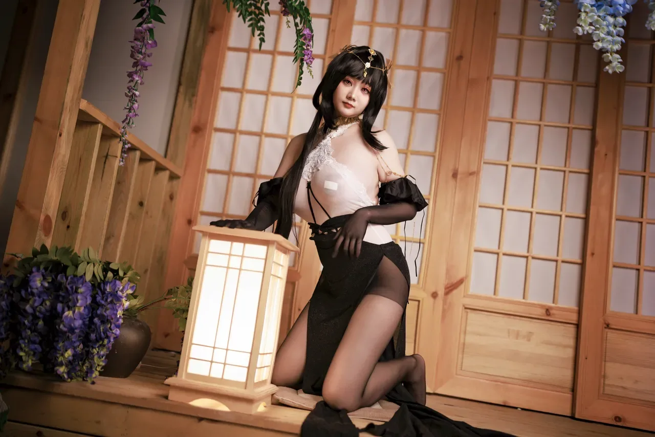 阿雪雪_yuki - 碧蓝航线 镇海 旗袍 86P - 第 33 张写真