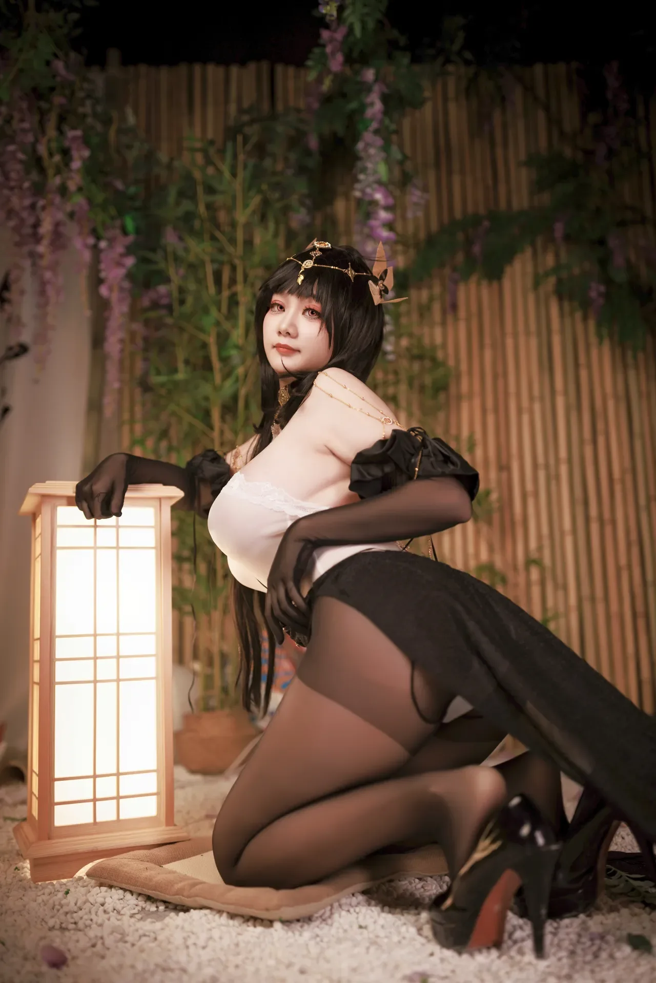 阿雪雪_yuki - 碧蓝航线 镇海 旗袍 86P - 第 46 张写真