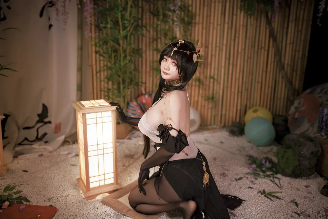阿雪雪_yuki - 碧蓝航线 镇海 旗袍 86P - 第 48 张写真