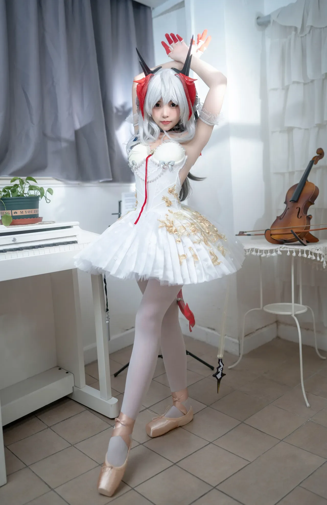 Bangni邦尼 - 明日方舟 W 芭蕾舞者 117P - 第 5 张写真