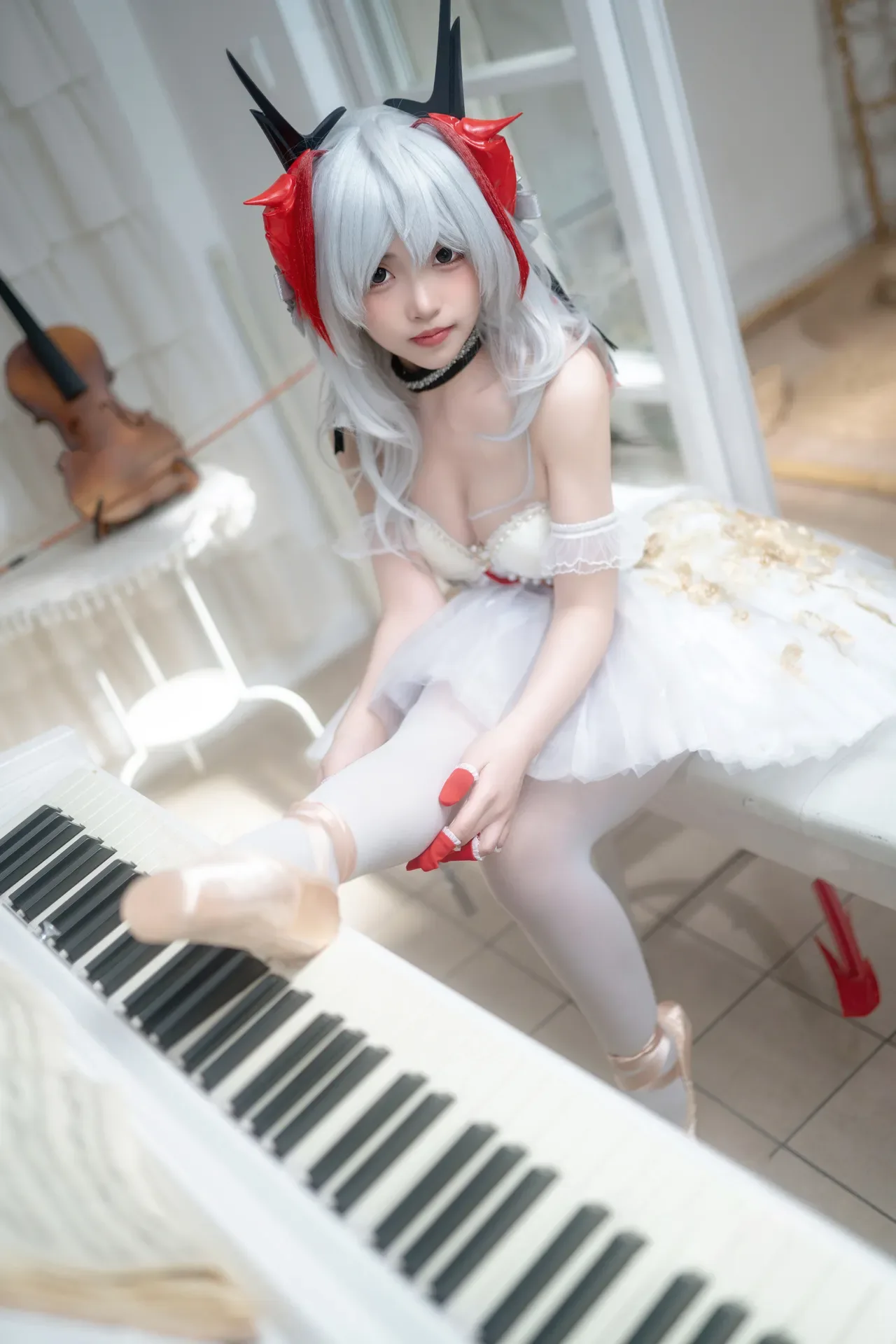 Bangni邦尼 - 明日方舟 W 芭蕾舞者 117P - 第 58 张写真