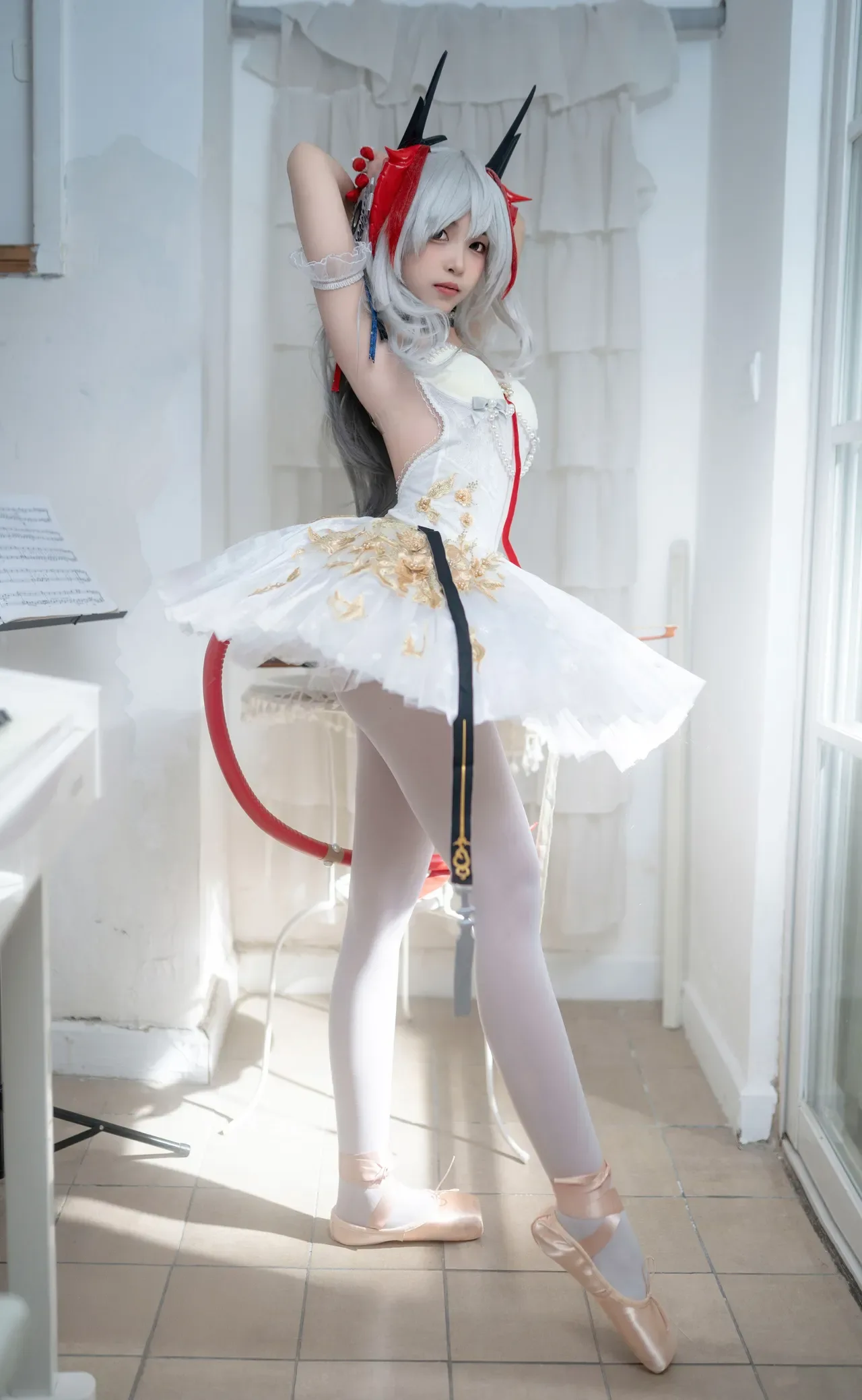 Bangni邦尼 - 明日方舟 W 芭蕾舞者 117P - 第 77 张写真