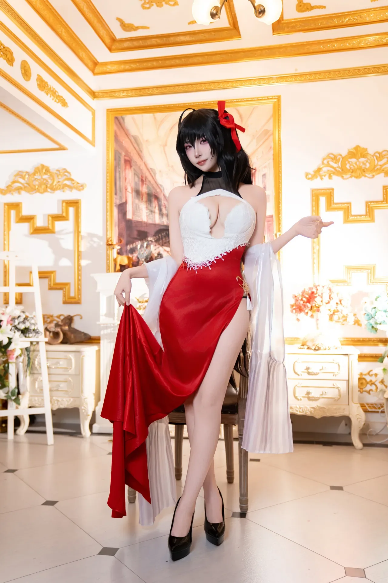 二佐Nisa - 碧蓝航线 大凤 誓约礼服 37P - 第 4 张写真