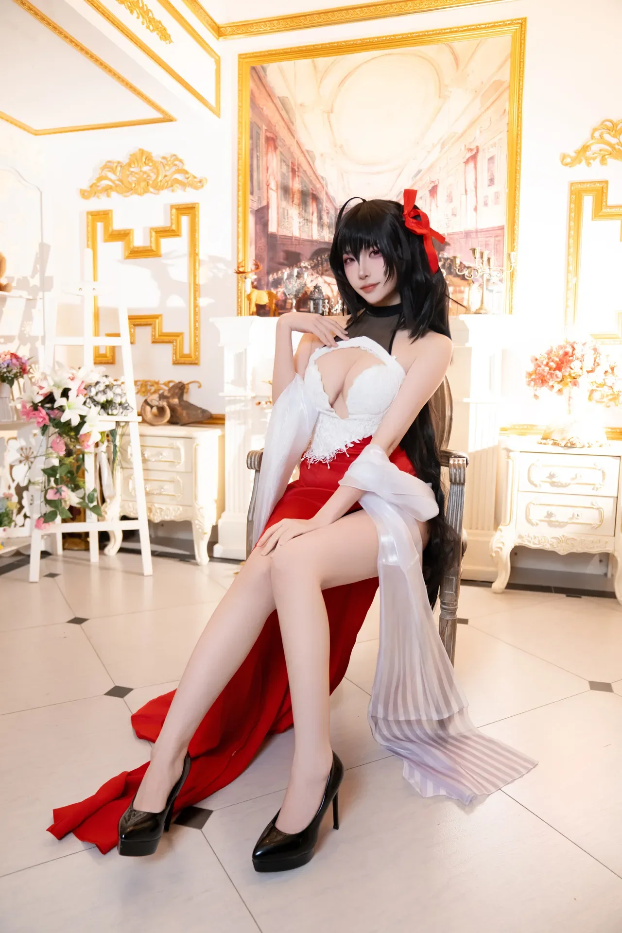 二佐Nisa - 碧蓝航线 大凤 誓约礼服 37P - 第 8 张写真