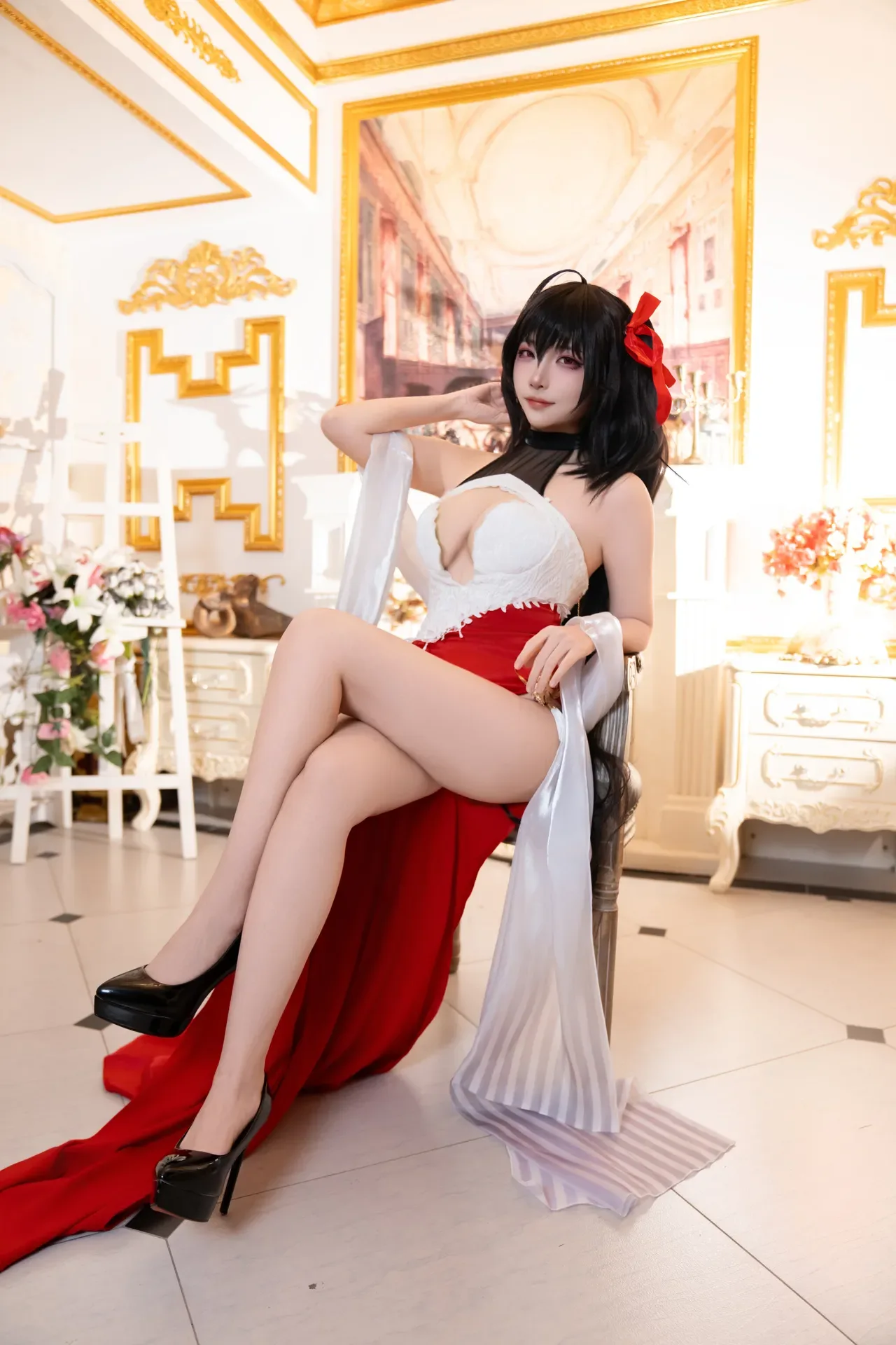二佐Nisa - 碧蓝航线 大凤 誓约礼服 37P - 第 9 张写真