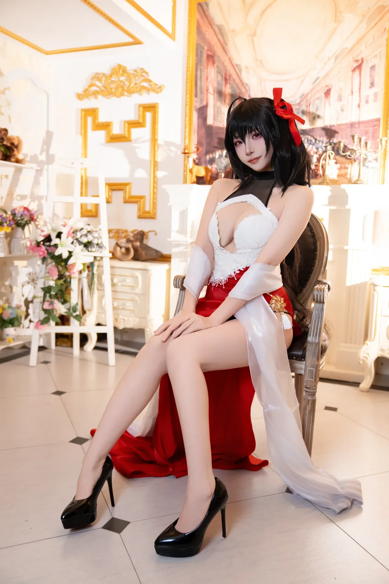 二佐Nisa - 碧蓝航线 大凤 誓约礼服 37P - 第 14 张写真