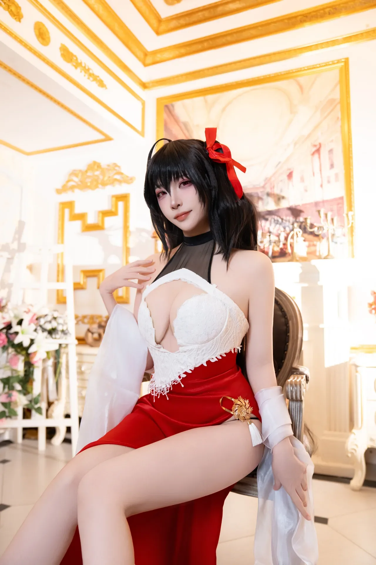 二佐Nisa - 碧蓝航线 大凤 誓约礼服 37P - 第 15 张写真