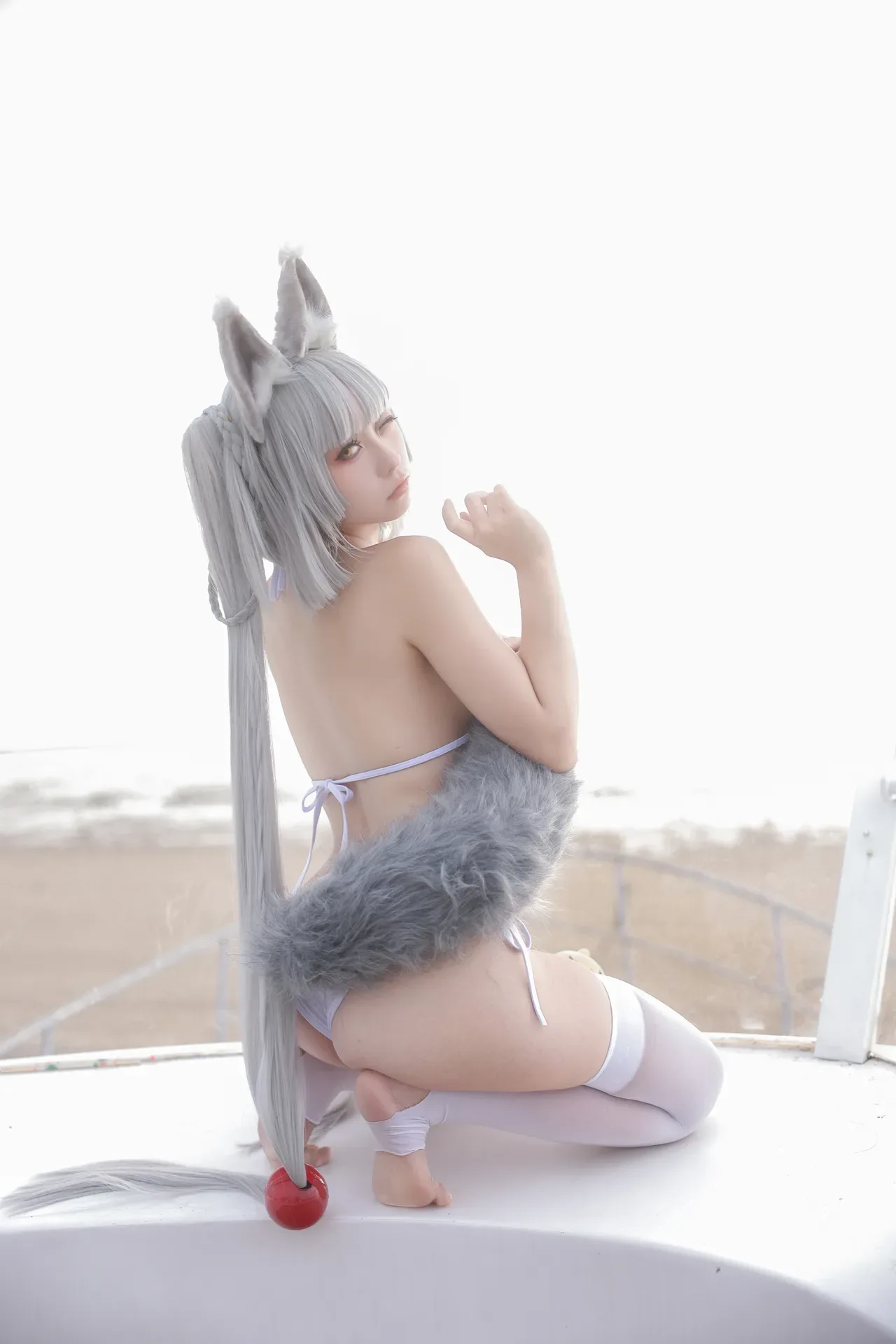 G44不会受伤 碧蓝航线 朝凪 泳装 31P - 第 9 张写真