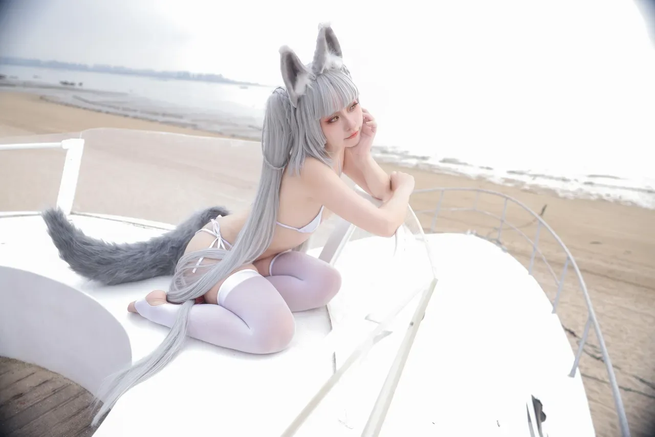 G44不会受伤 碧蓝航线 朝凪 泳装 31P - 第 14 张写真