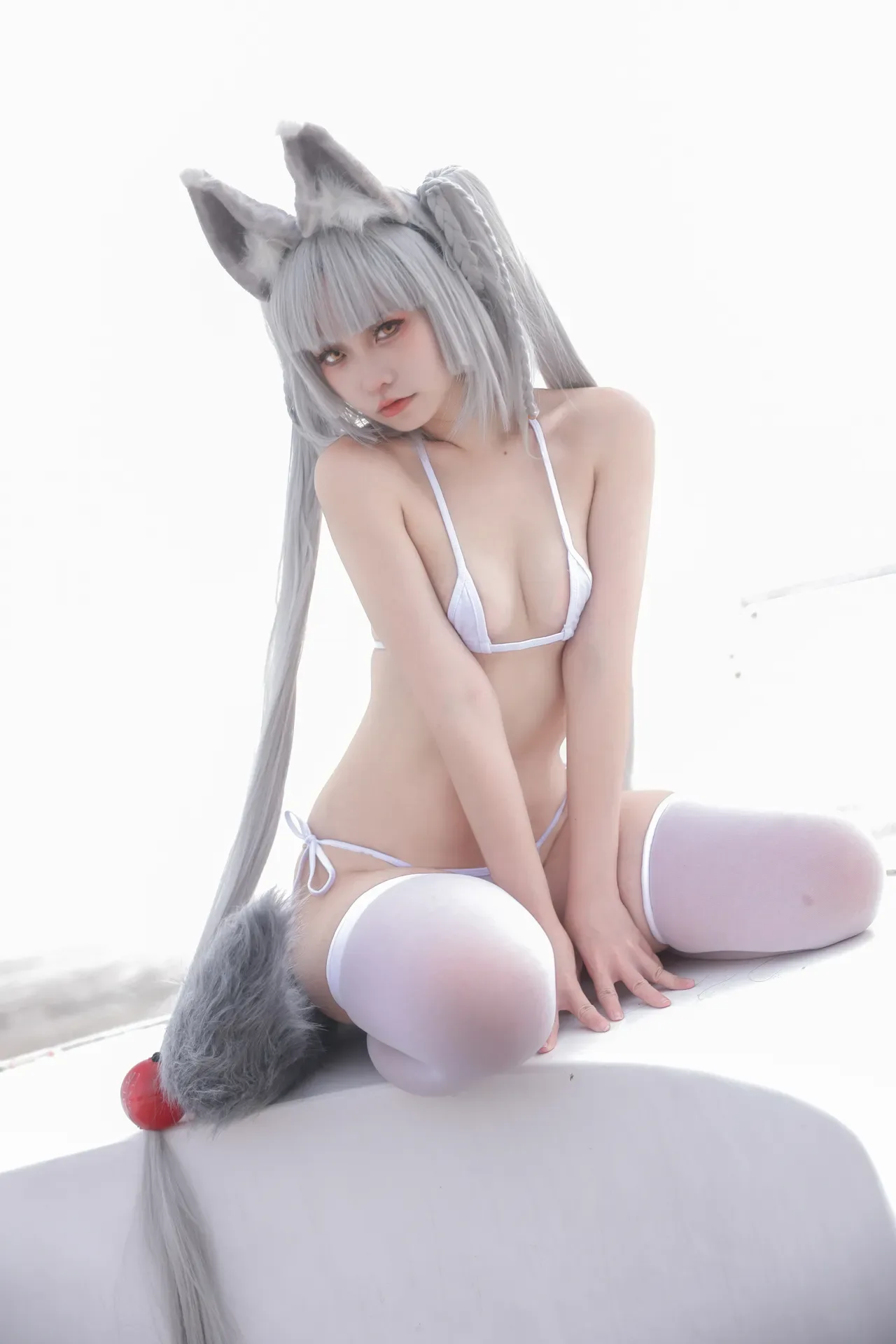 G44不会受伤 碧蓝航线 朝凪 泳装 31P - 第 15 张写真