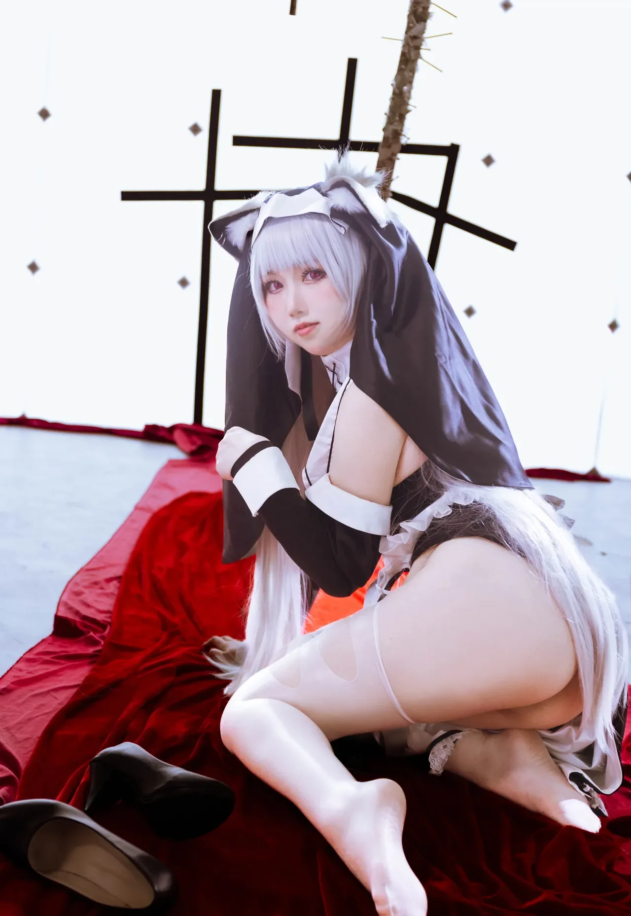 雇頁頁 - 阿尔维纳 修女ver 24P - 第 2 张写真
