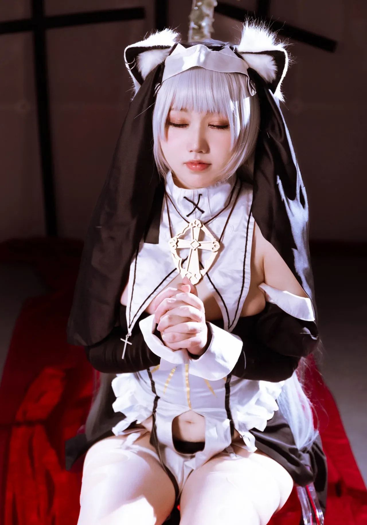 雇頁頁 - 阿尔维纳 修女ver 24P - 第 3 张写真