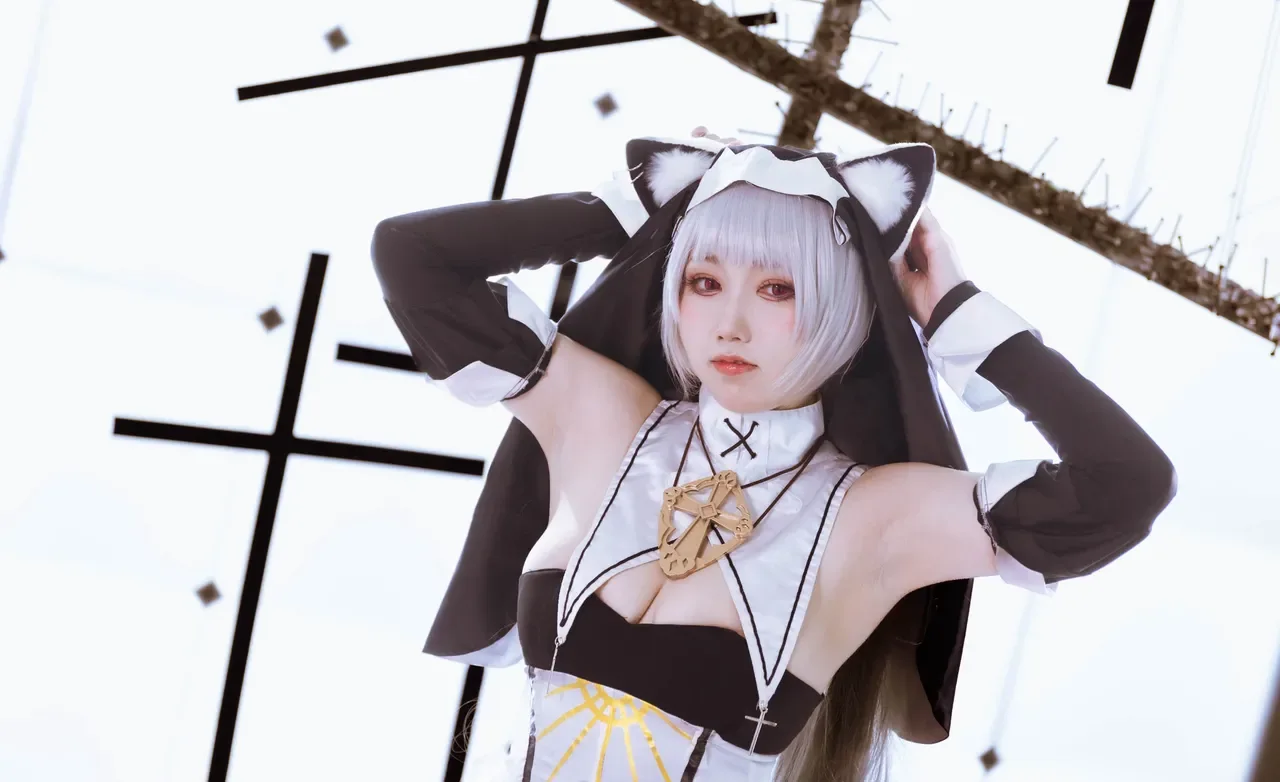 雇頁頁 - 阿尔维纳 修女ver 24P - 第 5 张写真