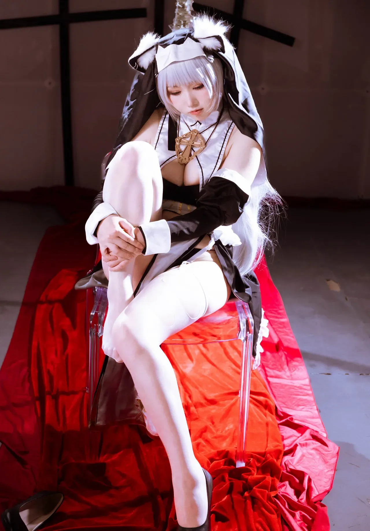雇頁頁 - 阿尔维纳 修女ver 24P - 第 6 张写真