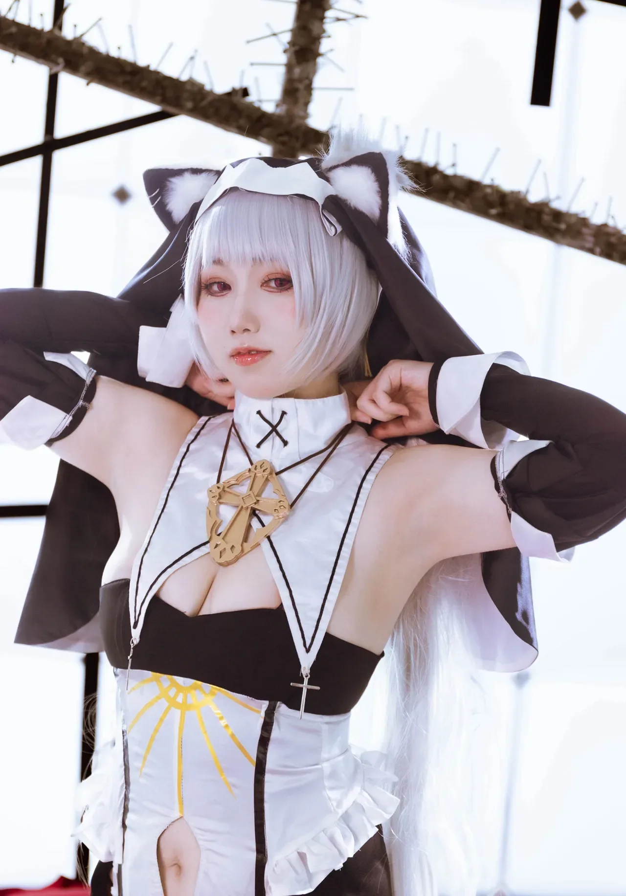 雇頁頁 - 阿尔维纳 修女ver 24P - 第 7 张写真