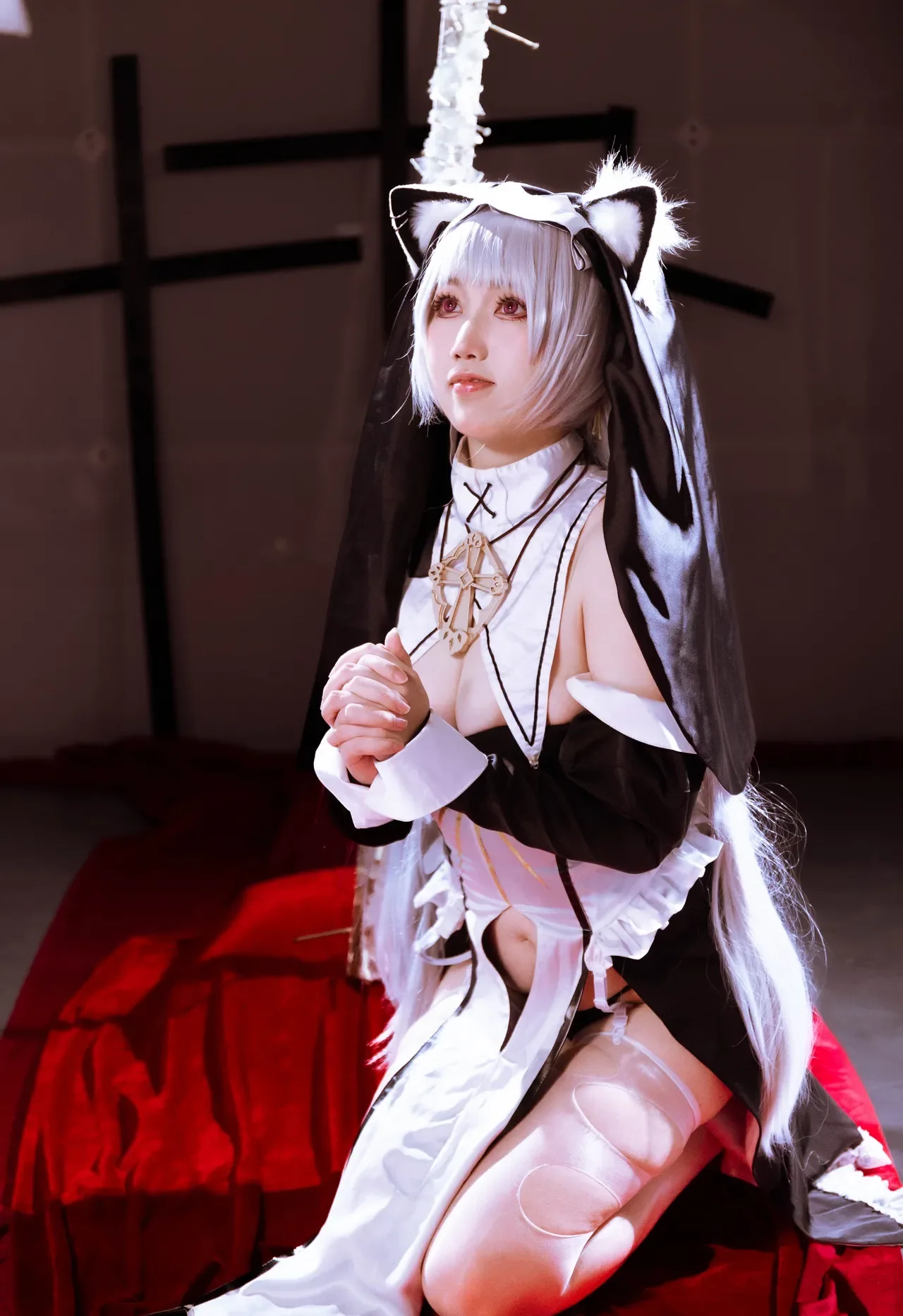 雇頁頁 - 阿尔维纳 修女ver 24P - 第 10 张写真