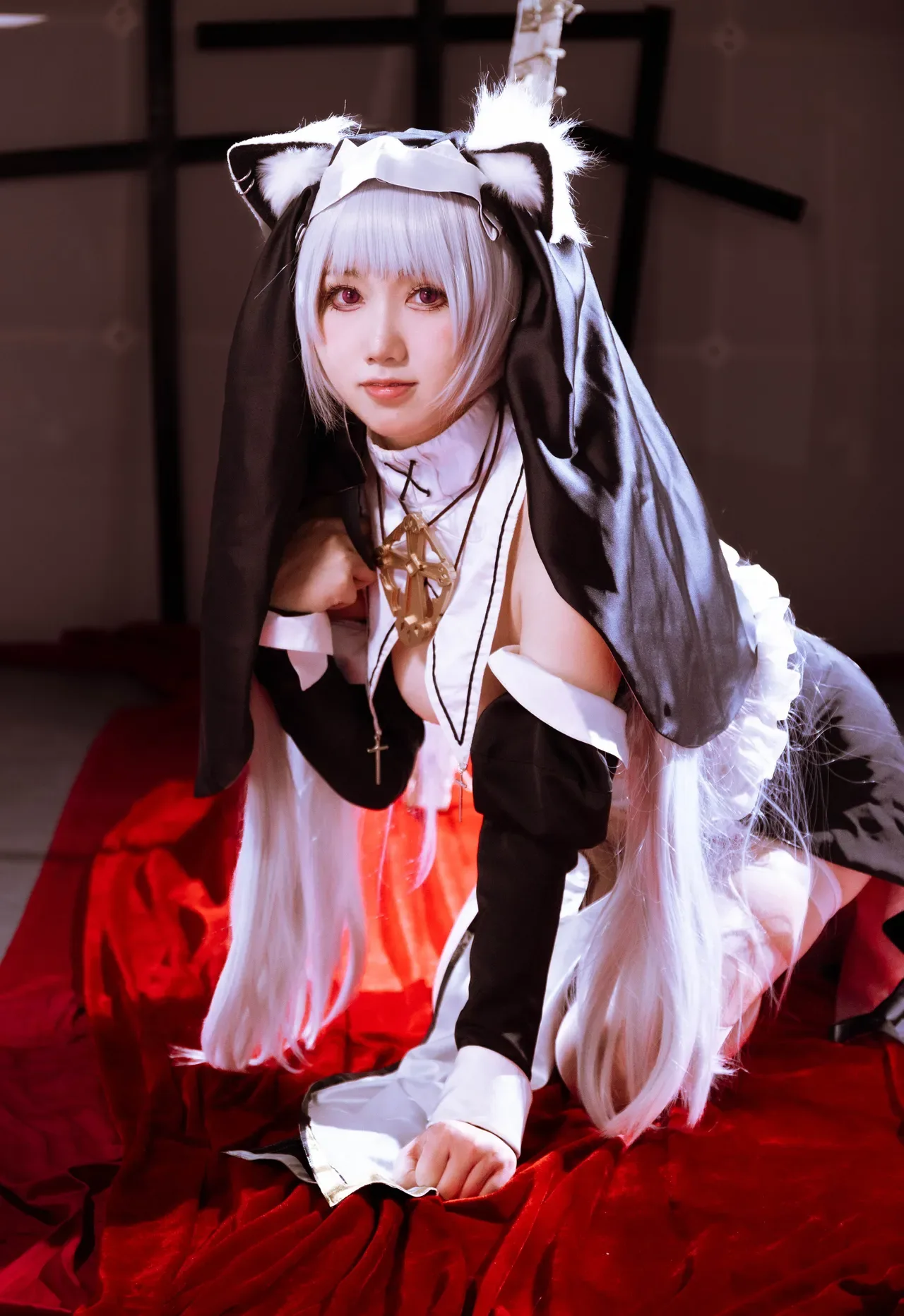 雇頁頁 - 阿尔维纳 修女ver 24P - 第 12 张写真