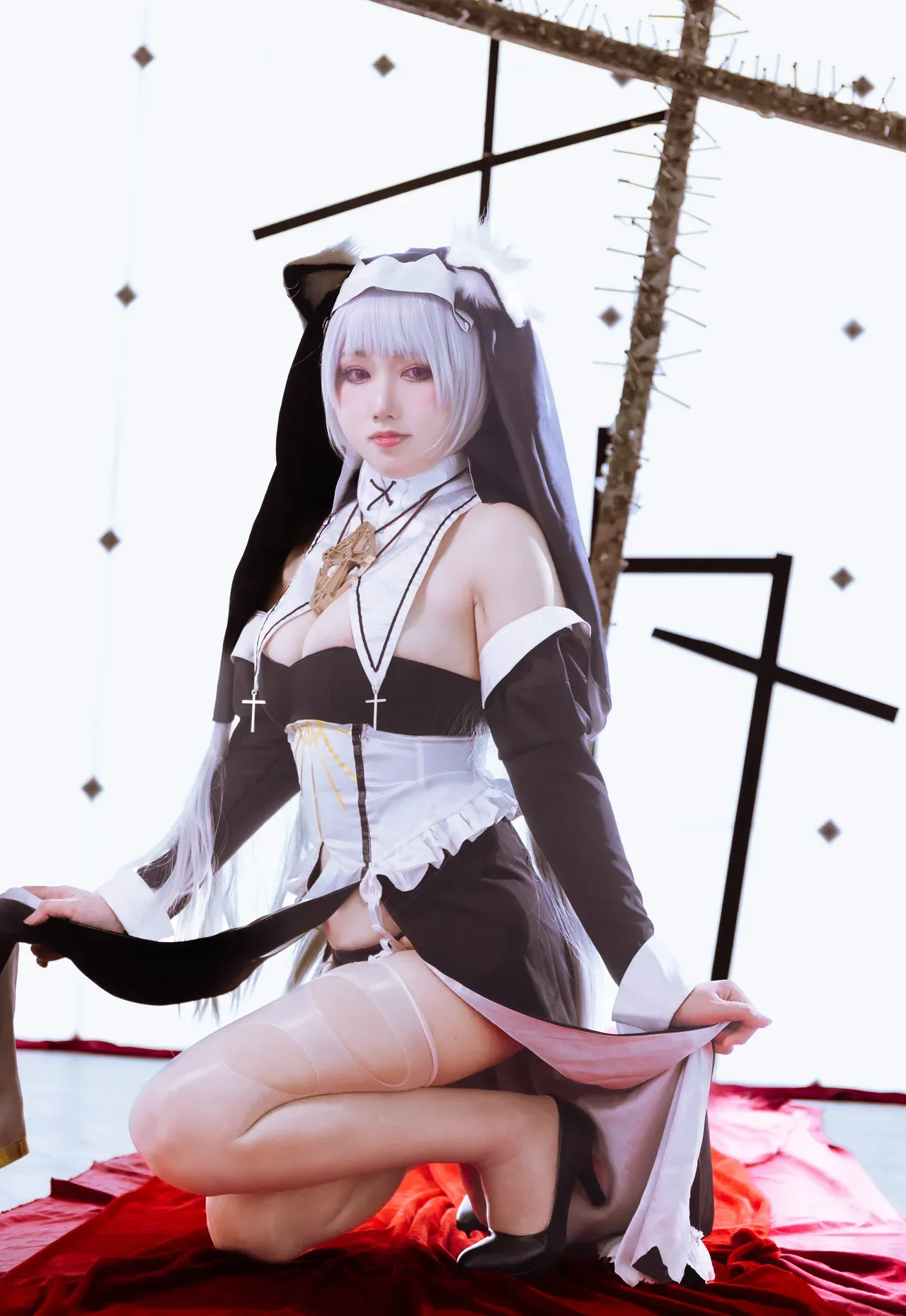 雇頁頁 - 阿尔维纳 修女ver 24P - 第 13 张写真