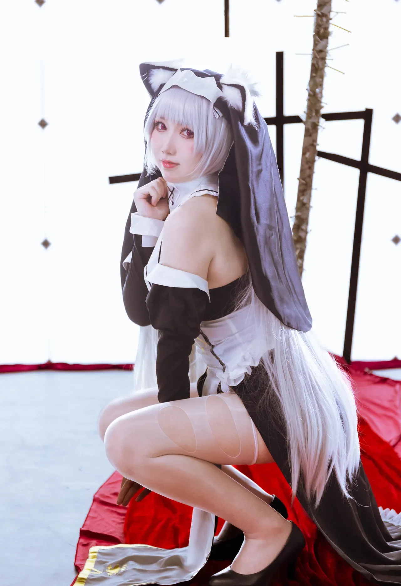雇頁頁 - 阿尔维纳 修女ver 24P - 第 15 张写真