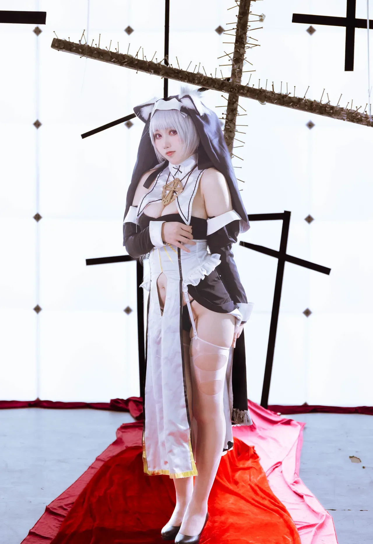 雇頁頁 - 阿尔维纳 修女ver 24P - 第 18 张写真