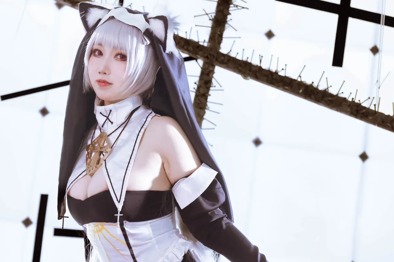 雇頁頁 - 阿尔维纳 修女ver 24P - 第 20 张写真