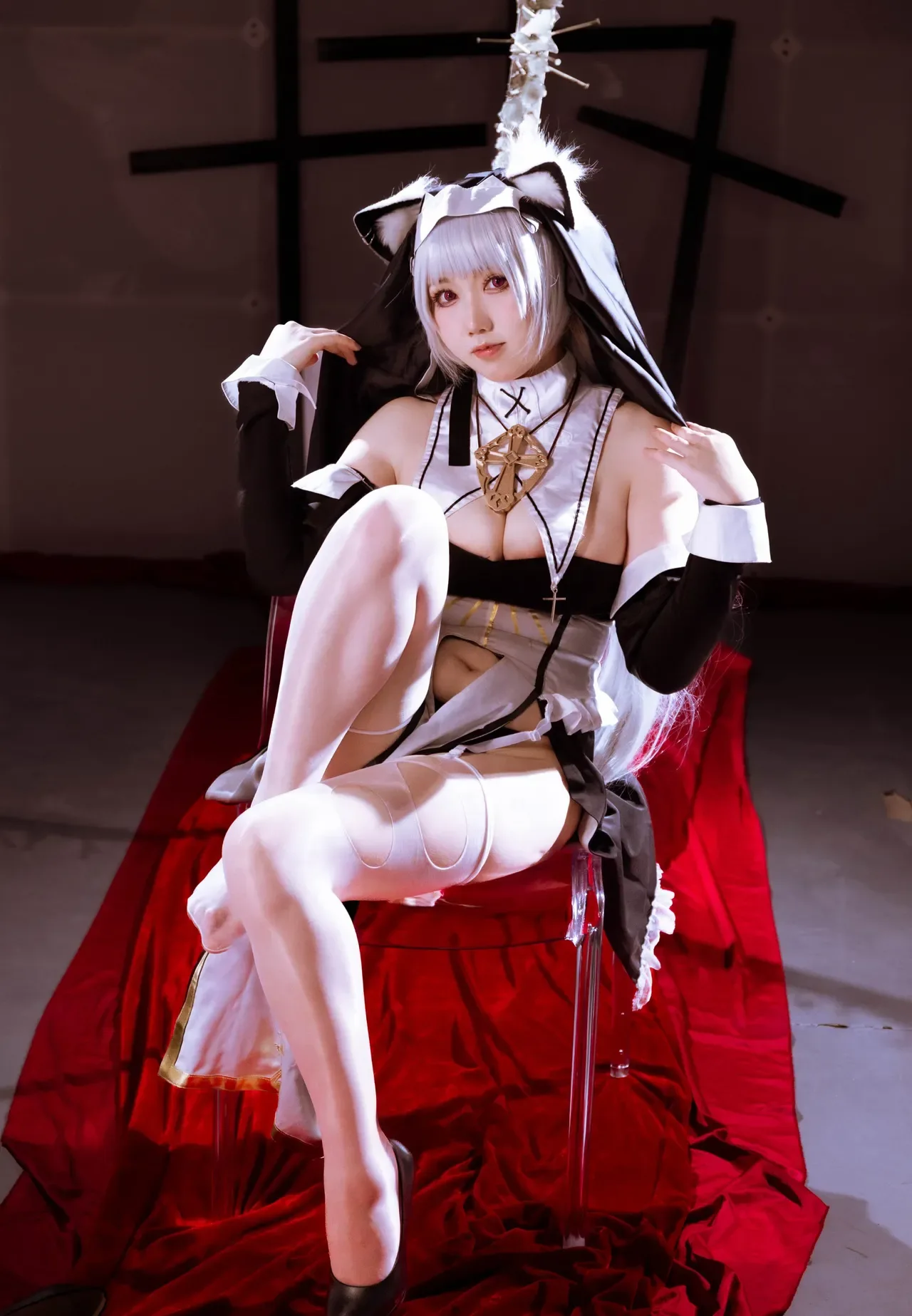 雇頁頁 - 阿尔维纳 修女ver 24P - 第 21 张写真
