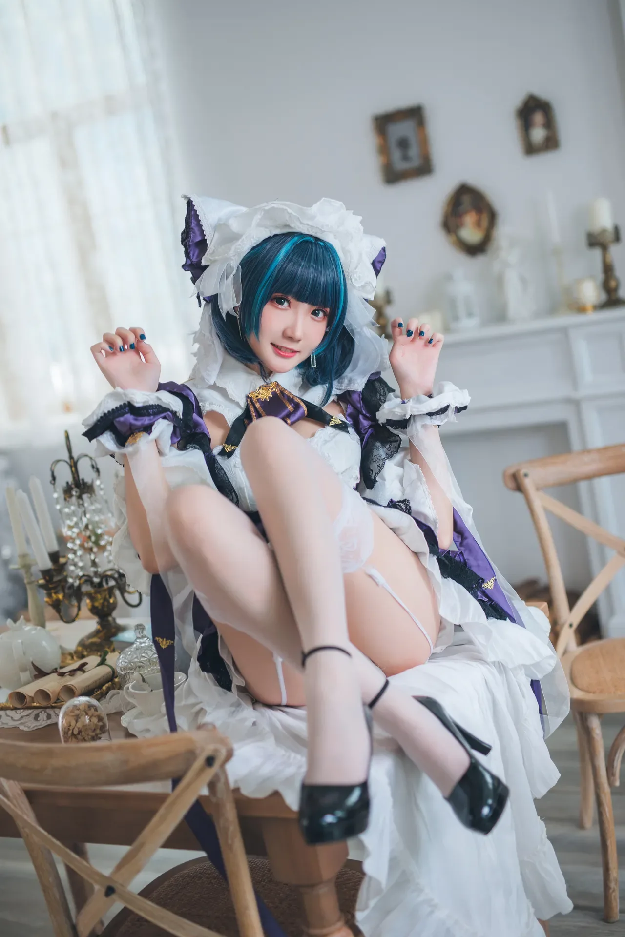 瓜希酱-柴郡 30P - 第 7 张写真