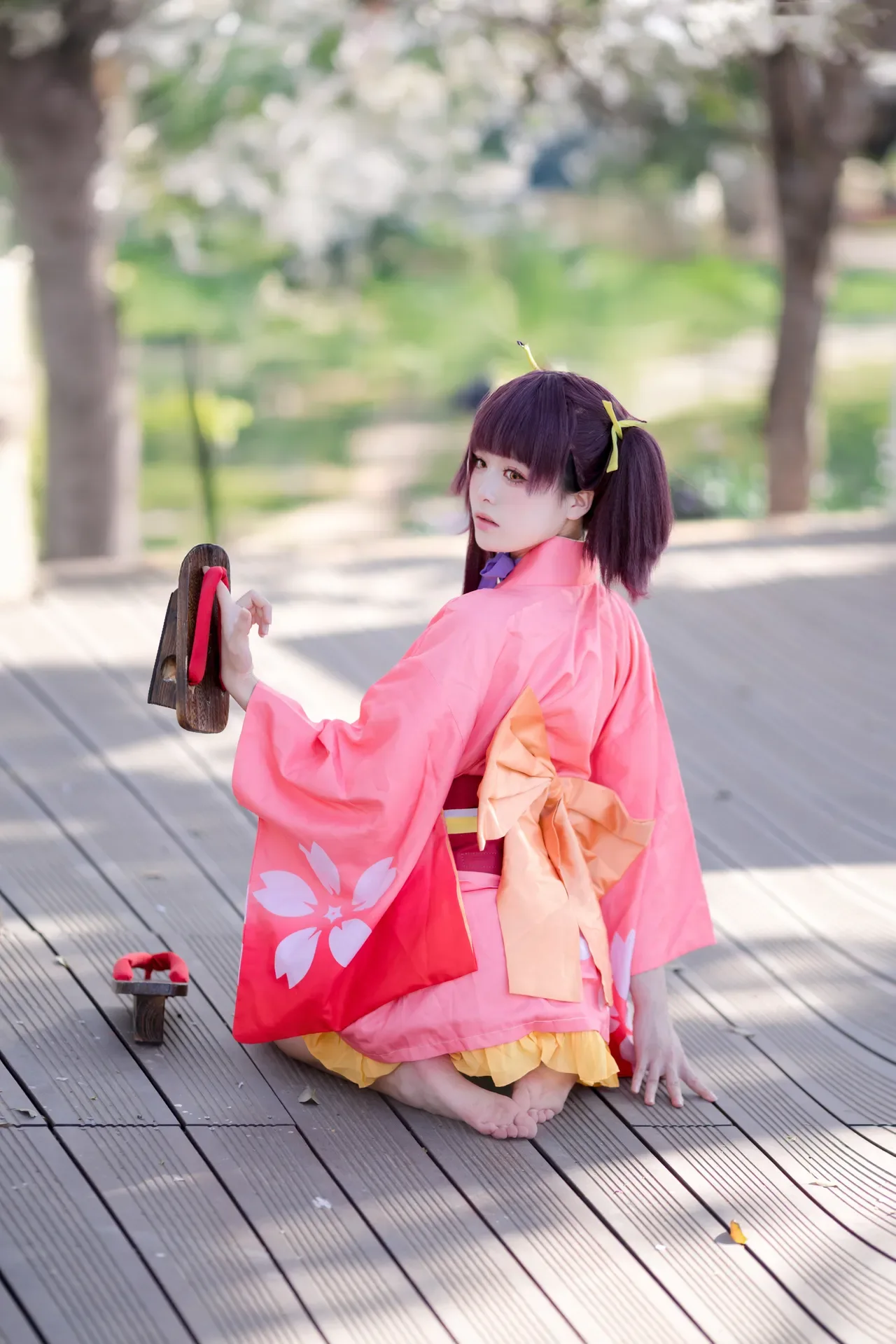 九柒喵 - 甲铁城的卡巴内利 无名 和服 34P - 第 7 张写真