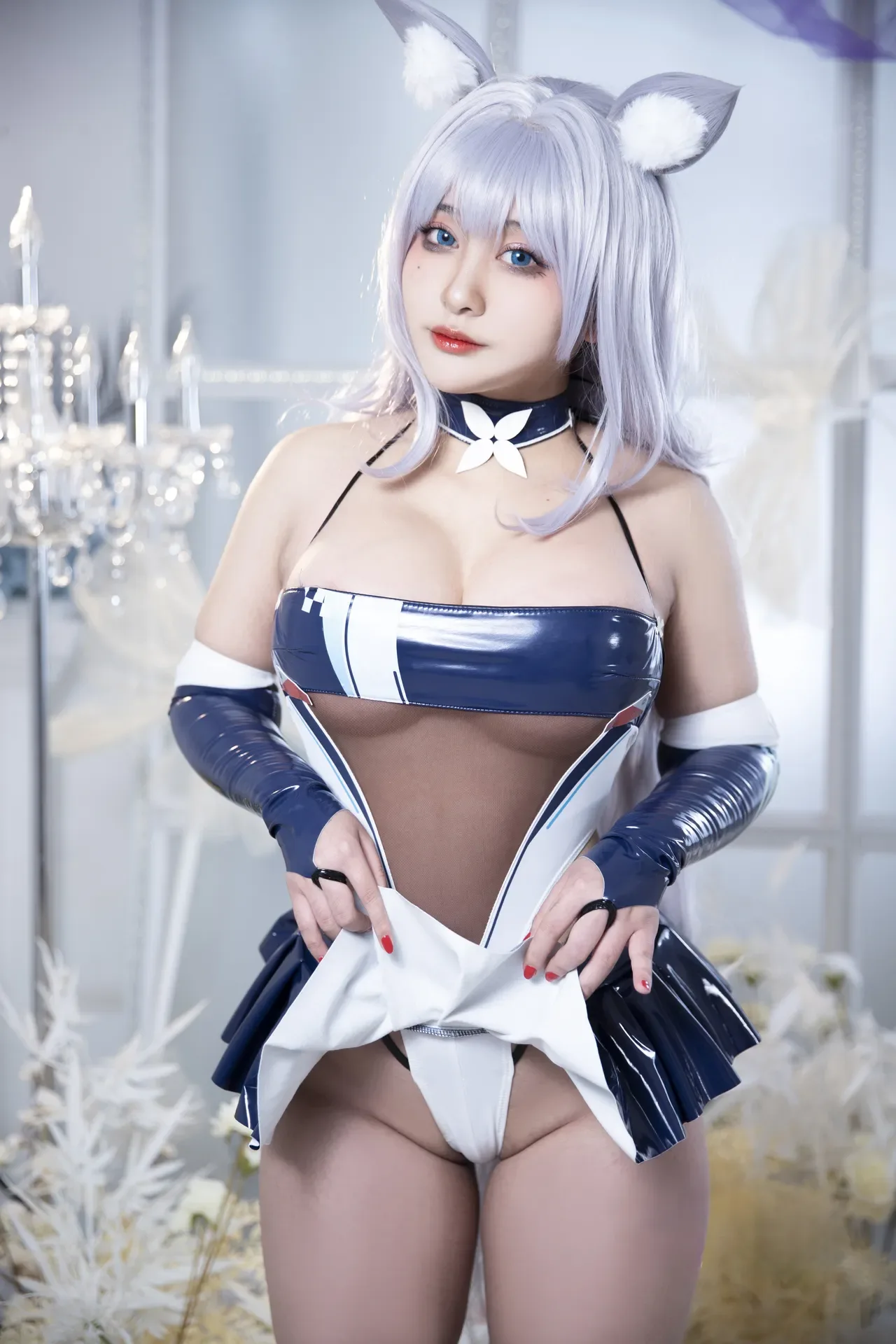 洛璃 LoLiSAMA - 碧蓝航线 信浓 赛车 61P - 第 7 张写真